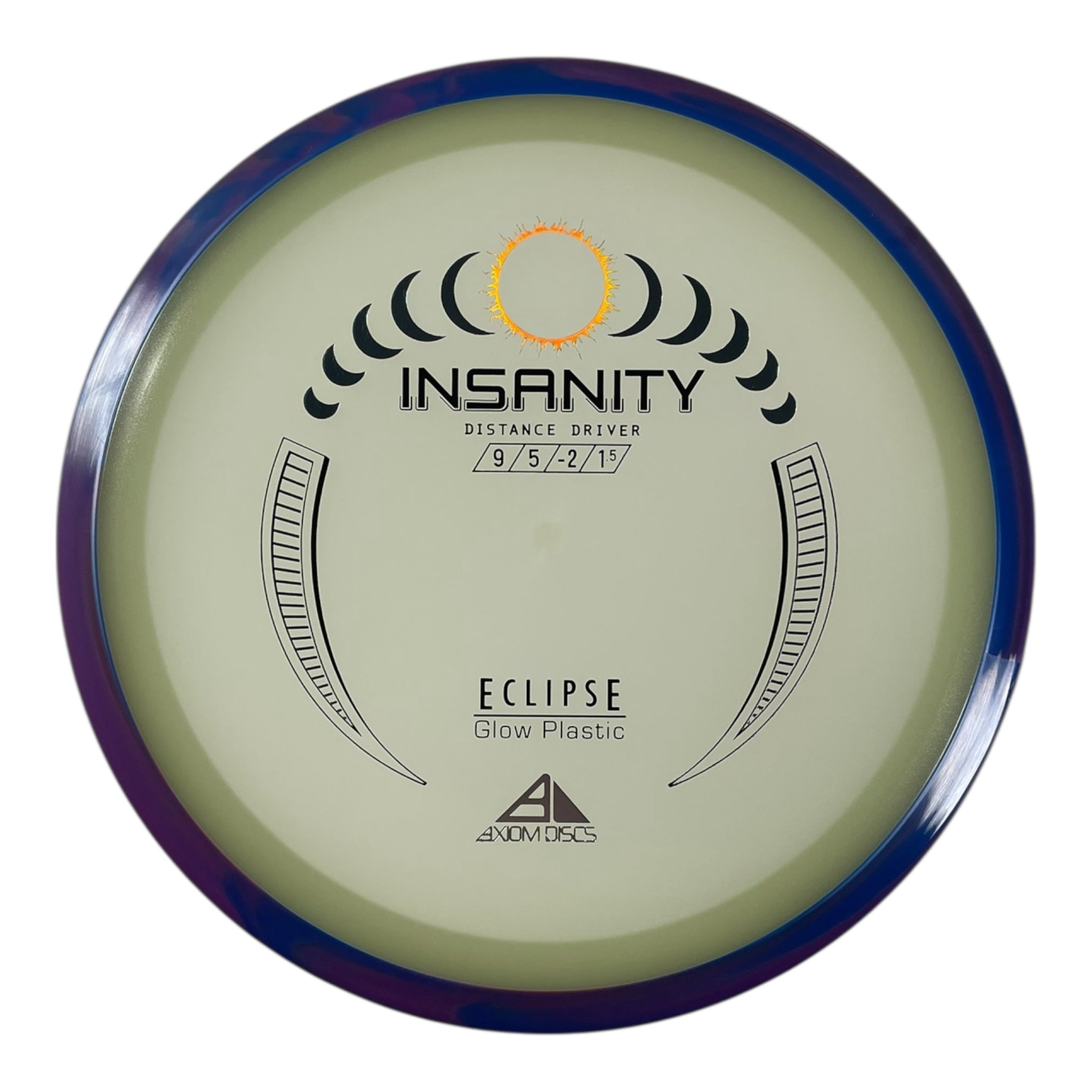 Axiom Discs Insanity | Eclipse | Glow/Purple 163g Disc Golf