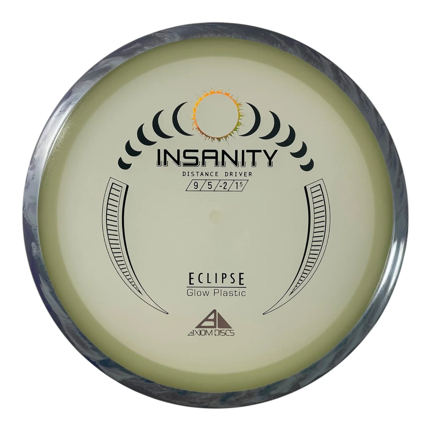 Axiom Discs Insanity | Eclipse | Glow/Purple 175g Disc Golf