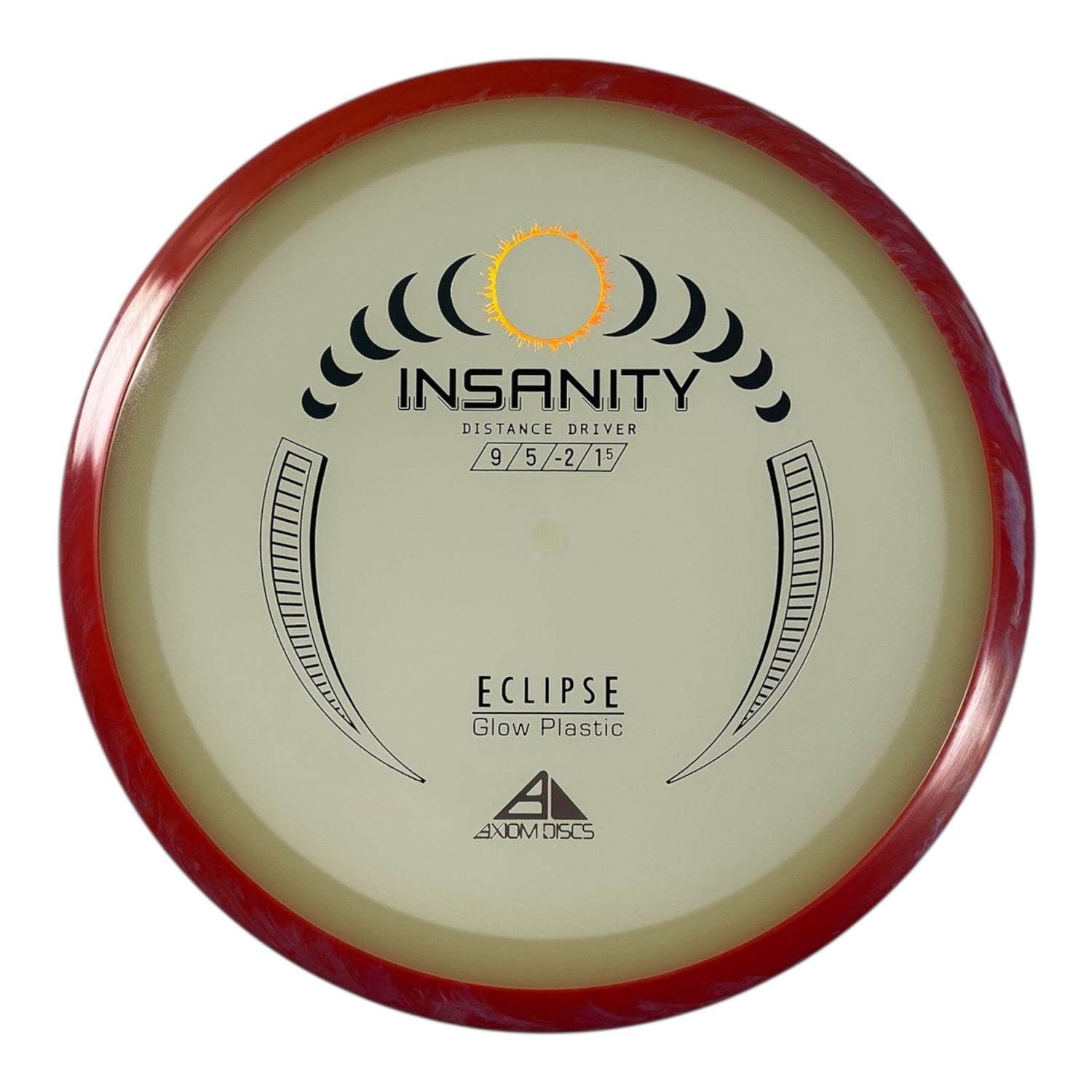 Axiom Discs Insanity | Eclipse | Glow/Red 175g Disc Golf