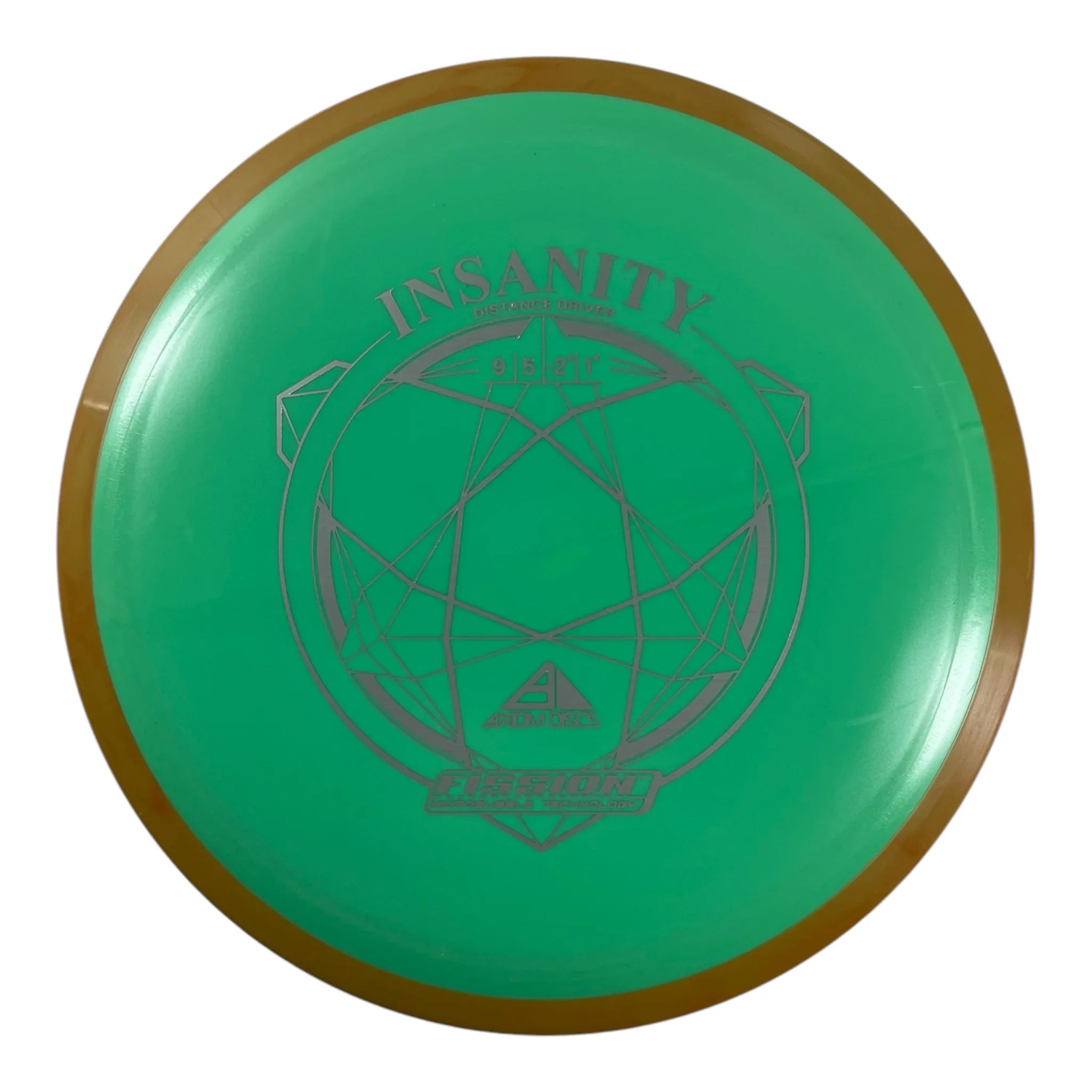 Axiom Discs Insanity | Fission | Green/Orange 174g Disc Golf