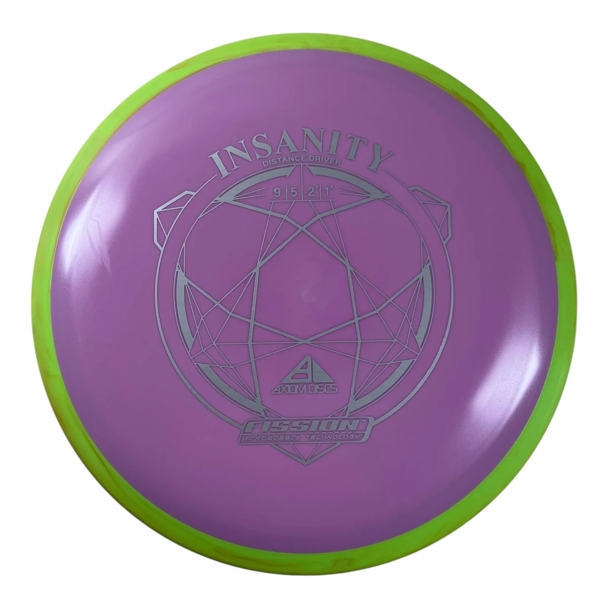Axiom Discs Insanity | Fission | Purple/Green 151g Disc Golf