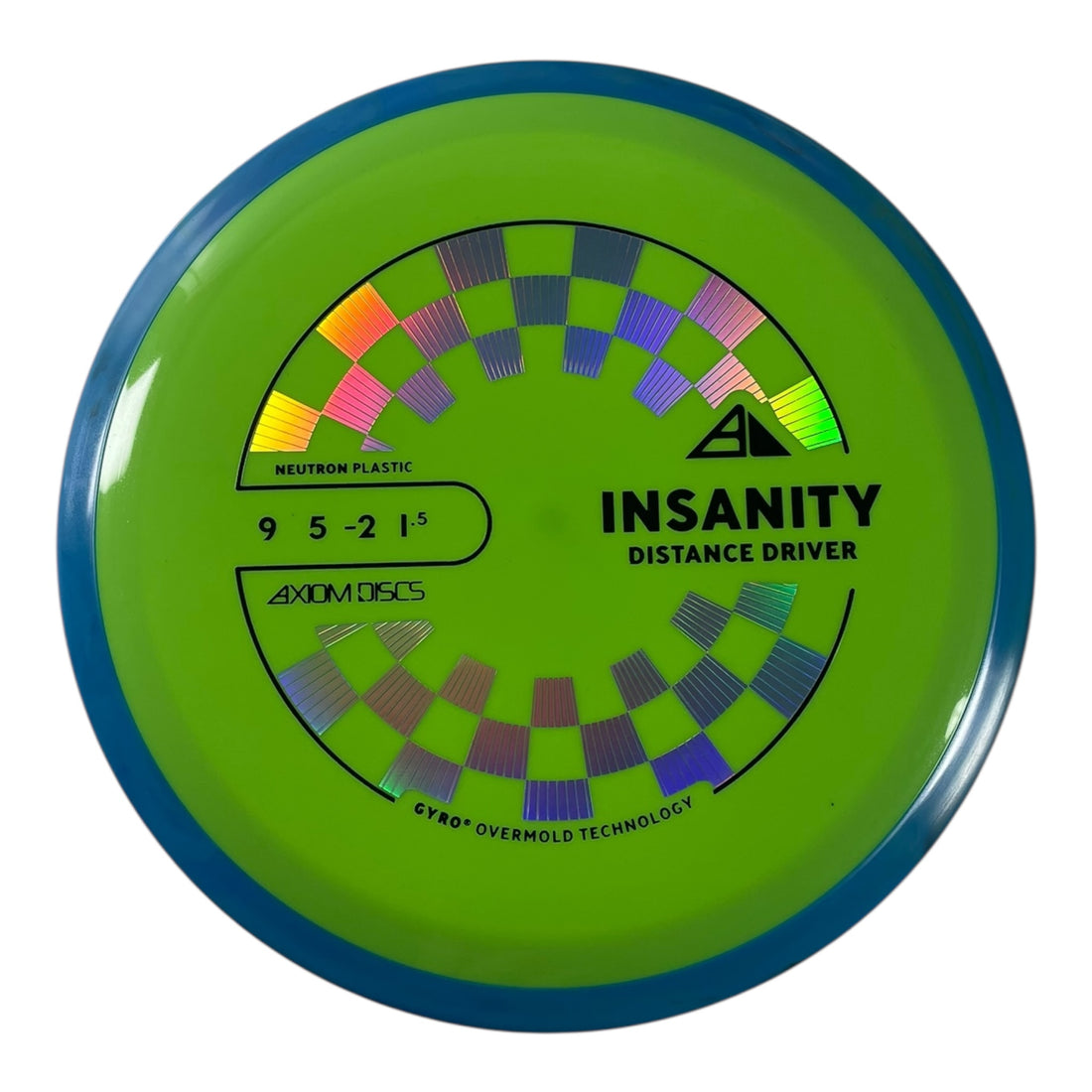Axiom Discs Insanity | Neutron | Green/Blue 158g (Project Lab Coat) Disc Golf