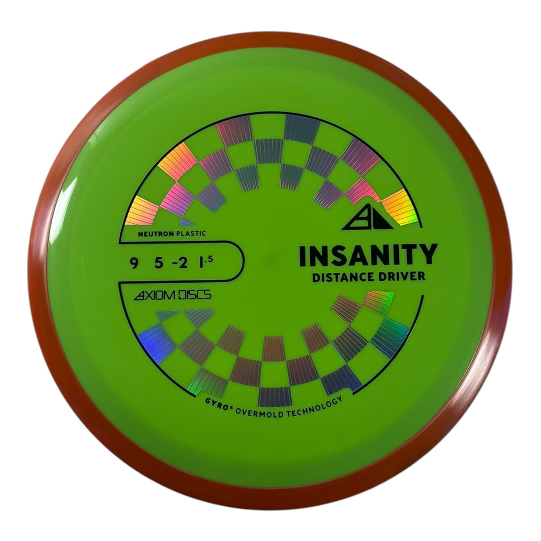 Axiom Discs Insanity | Neutron | Green/Orange 172g (Project Lab Coat) Disc Golf
