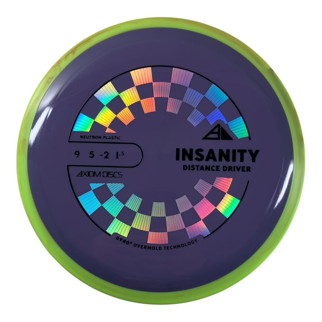 Axiom Discs Insanity | Neutron | Grey/Green 159-168g (Project Lab Coat) Disc Golf