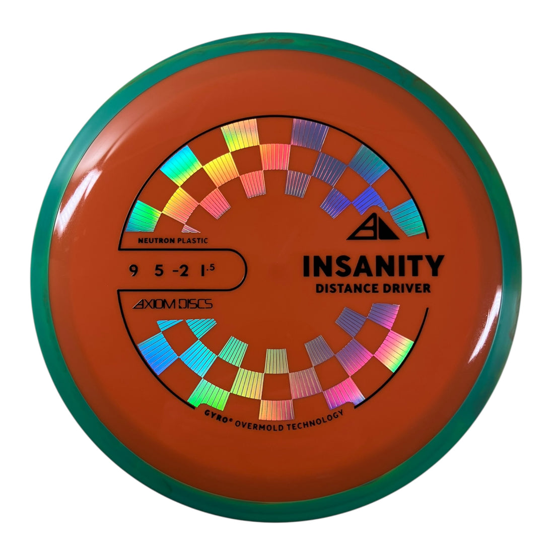 Axiom Discs Insanity | Neutron | Orange/Green 164g (Project Lab Coat) Disc Golf