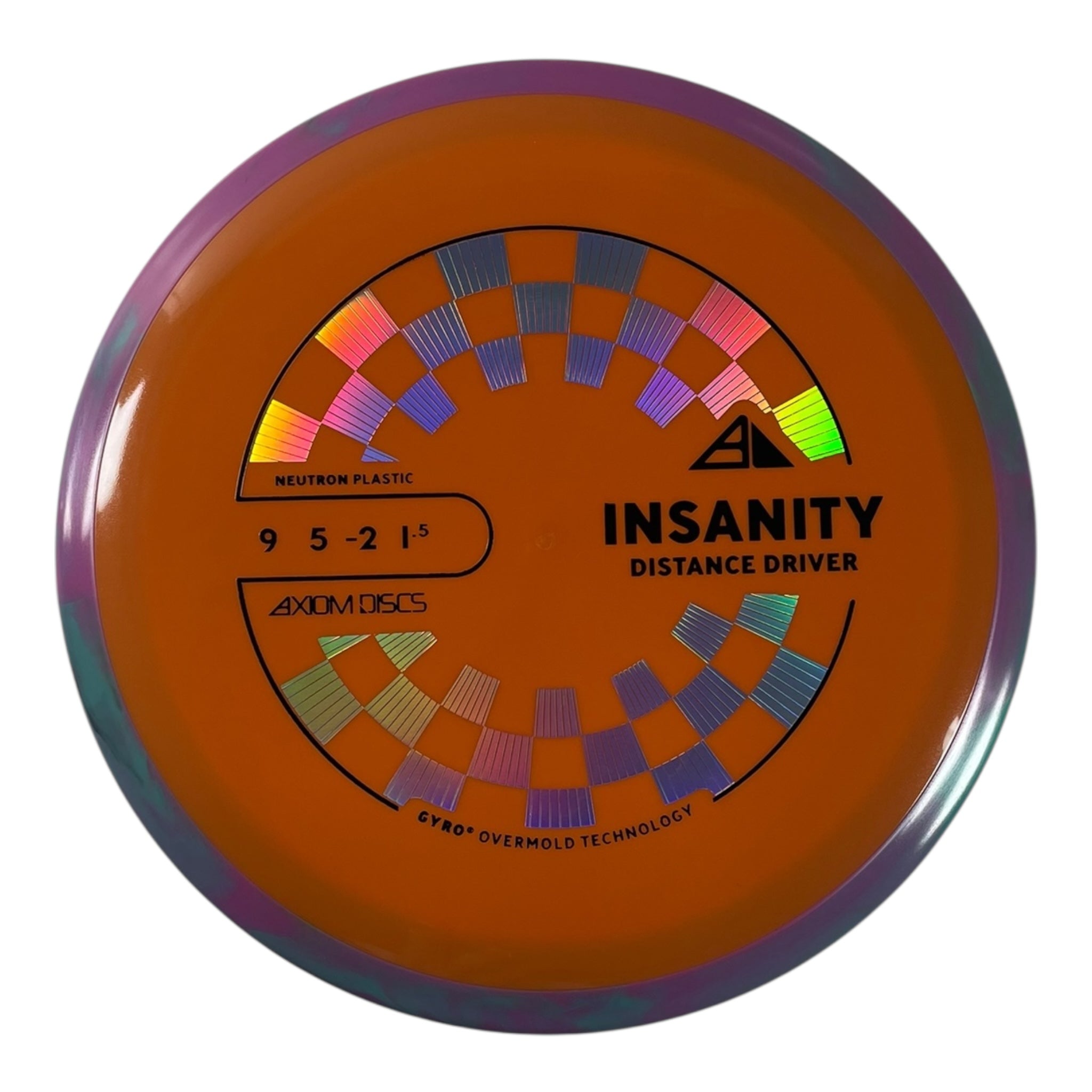 Axiom Discs Insanity | Neutron | Orange/Pink 159g (Project Lab Coat) Disc Golf