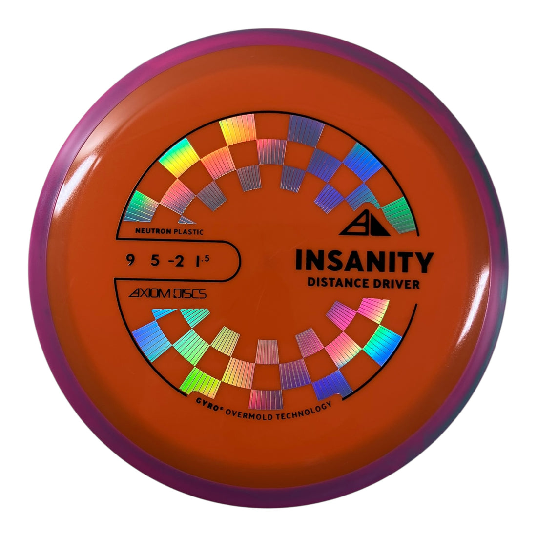 Axiom Discs Insanity | Neutron | Orange/Pink 159g (Project Lab Coat) Disc Golf