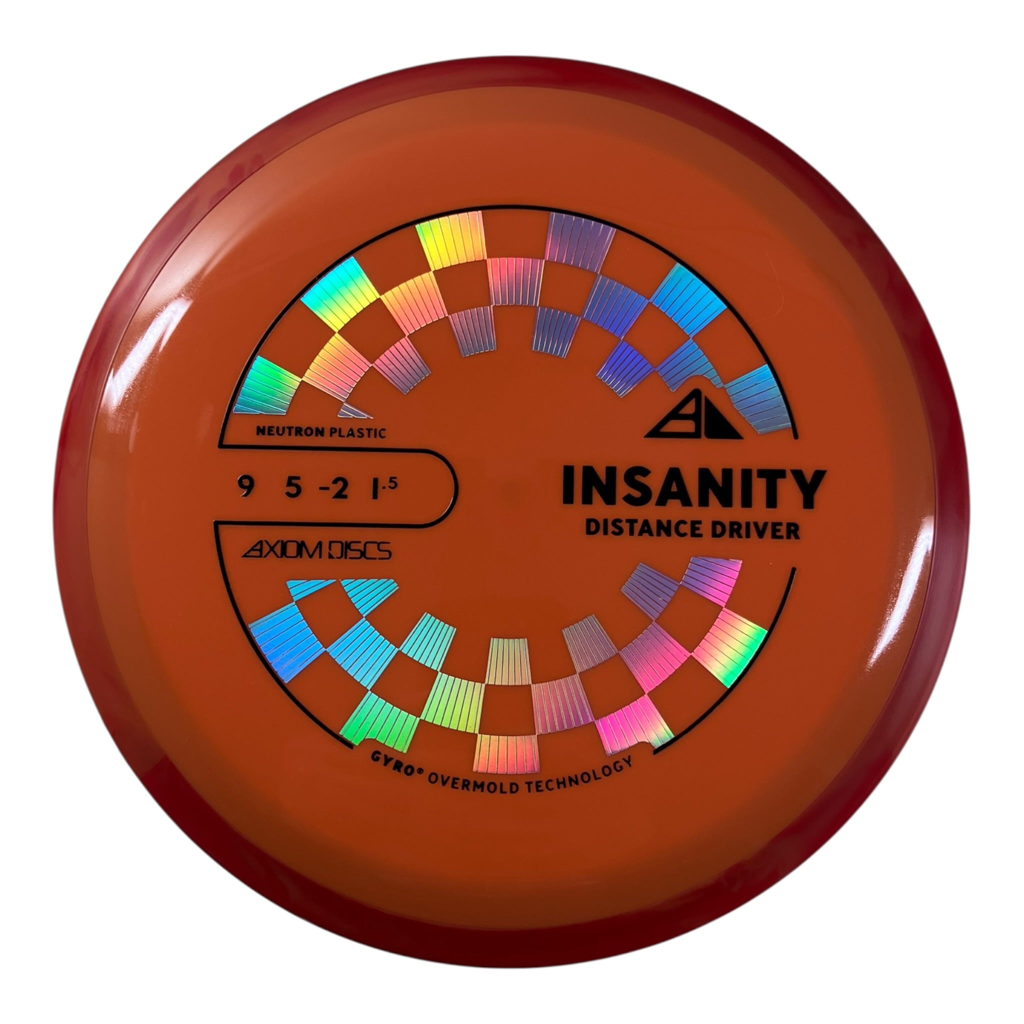 Axiom Discs Insanity | Neutron | Orange/Red 162g (Project Lab Coat) Disc Golf