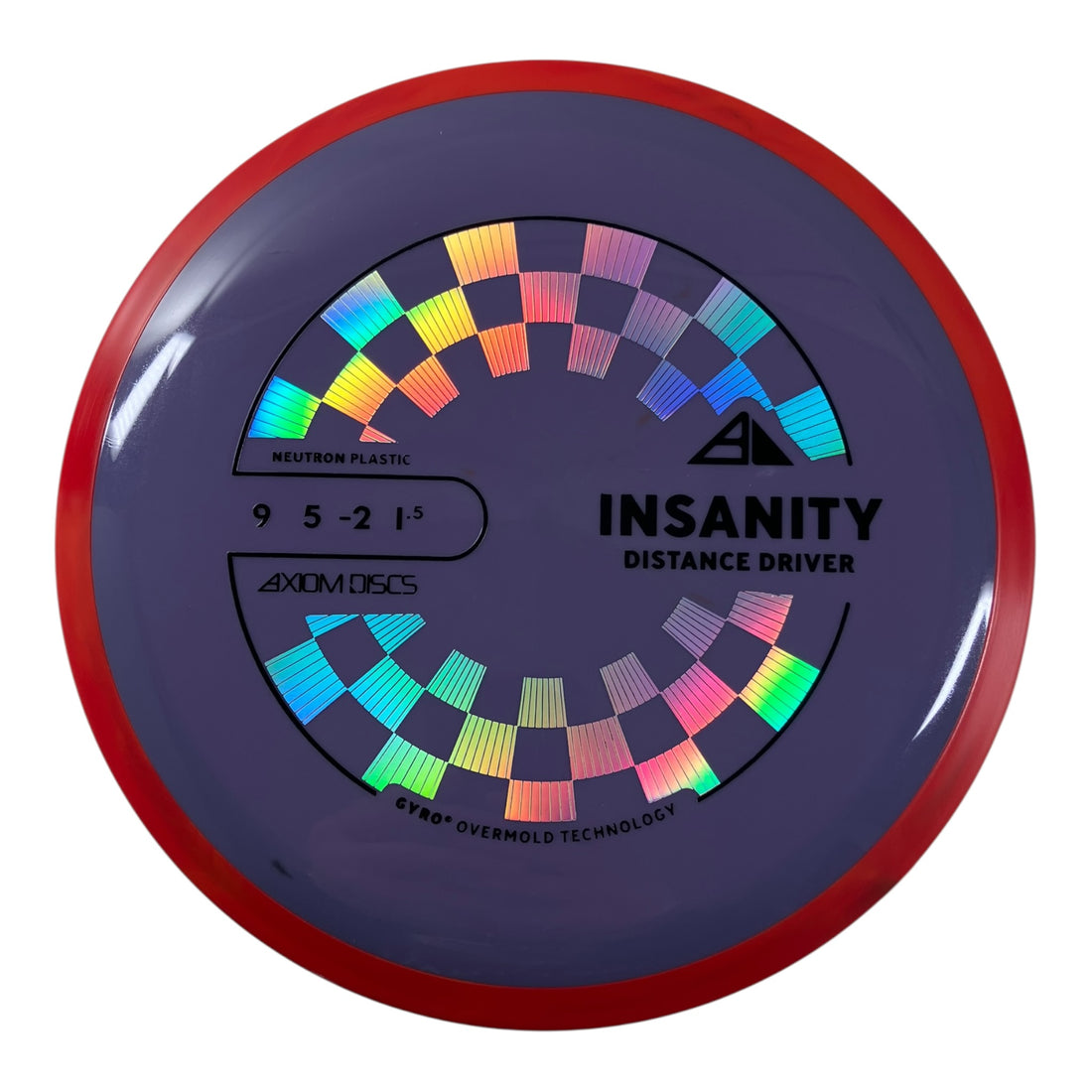 Axiom Discs Insanity | Neutron | Purple/Red 159-168g (Project Lab Coat) Disc Golf