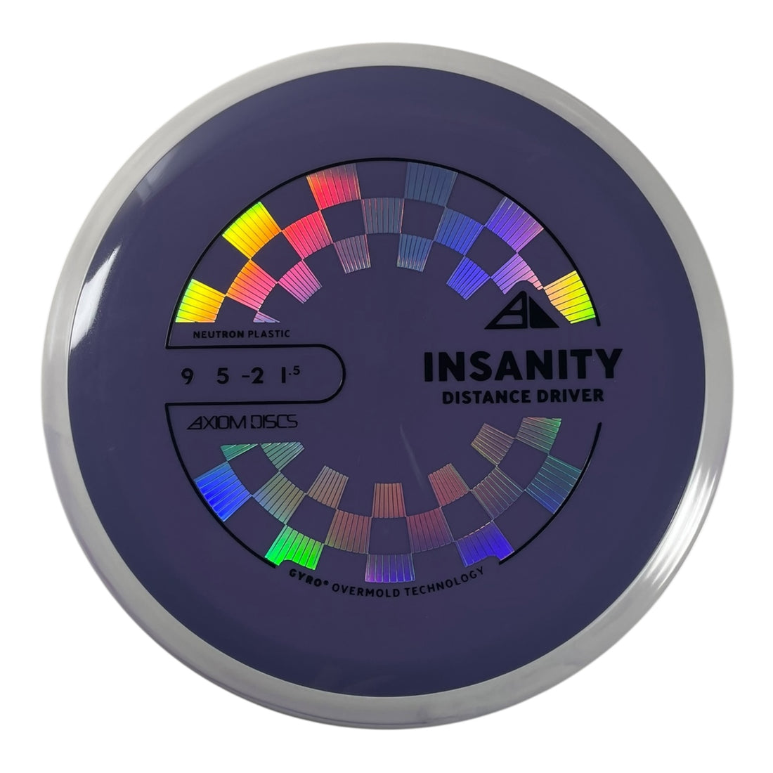 Axiom Discs Insanity | Neutron | Purple/White 161g (Project Lab Coat) Disc Golf