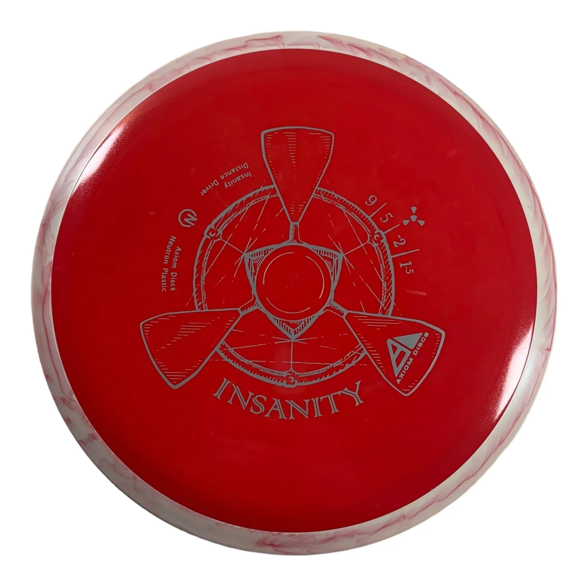 Axiom Discs Insanity | Neutron | Red/White 159g Disc Golf