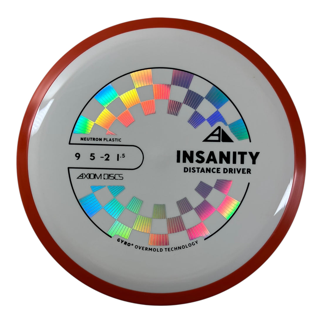 Axiom Discs Insanity | Neutron | White/Orange 168g (Project Lab Coat) Disc Golf