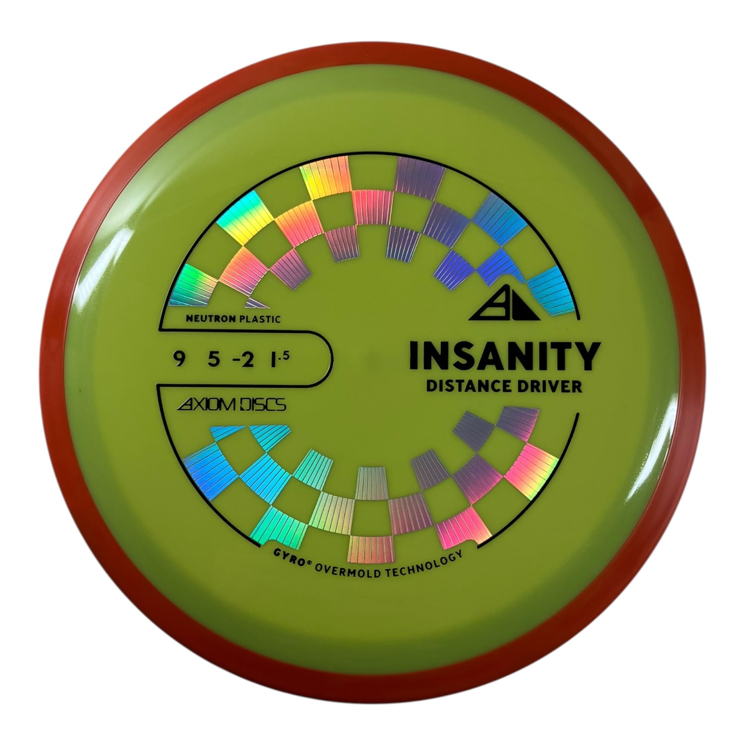 Axiom Discs Insanity | Neutron | Yellow/Orange 164g (Project Lab Coat) Disc Golf