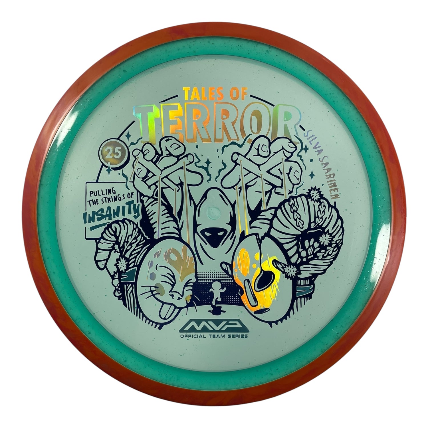 Axiom Discs Insanity | Particle Glow Proton | Orange/Teal/Blue 172g (Silva Saarinen Halloween 2025) Disc Golf