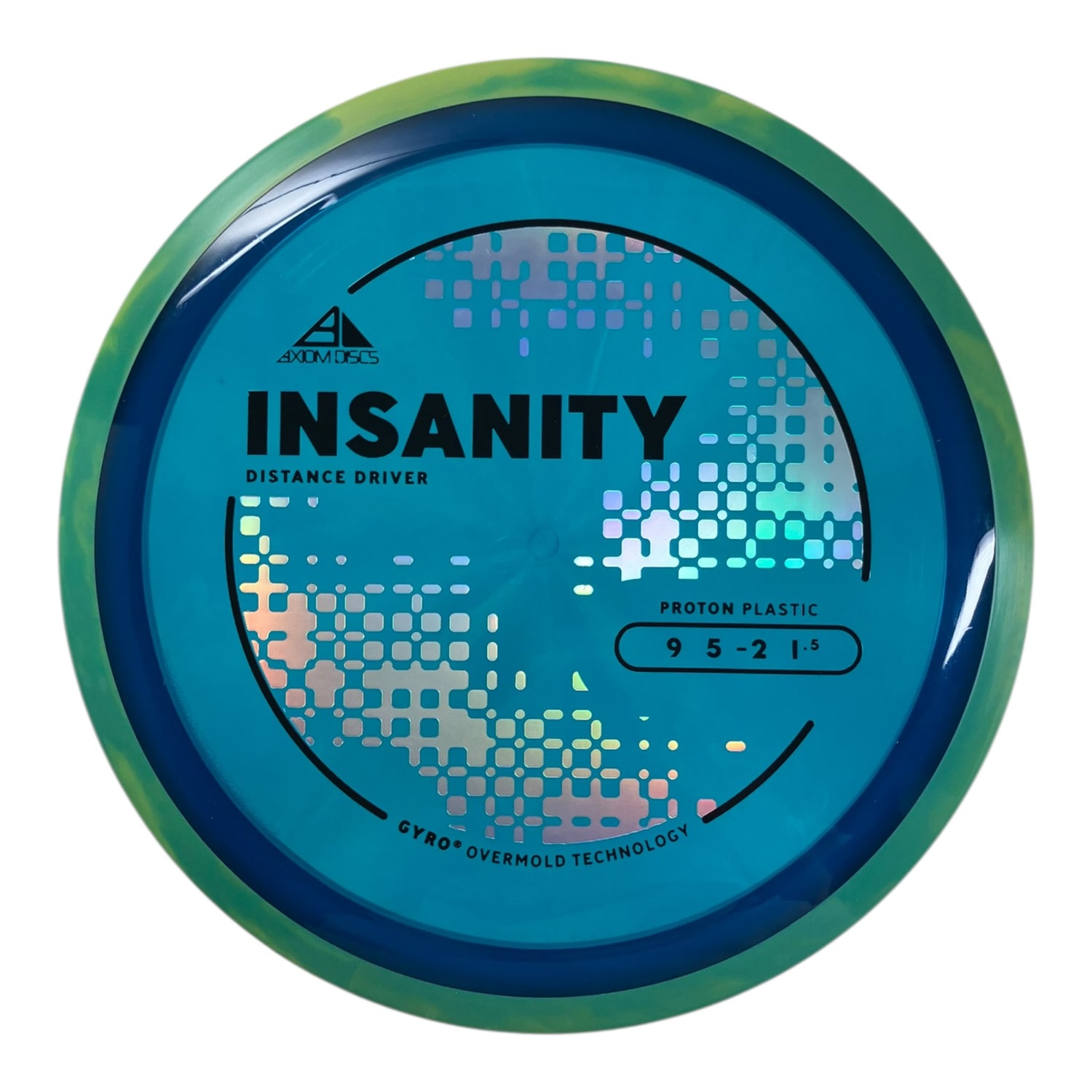 Axiom Discs Insanity | Proton | Blue/Green 174g (Project Lab Coat) Disc Golf