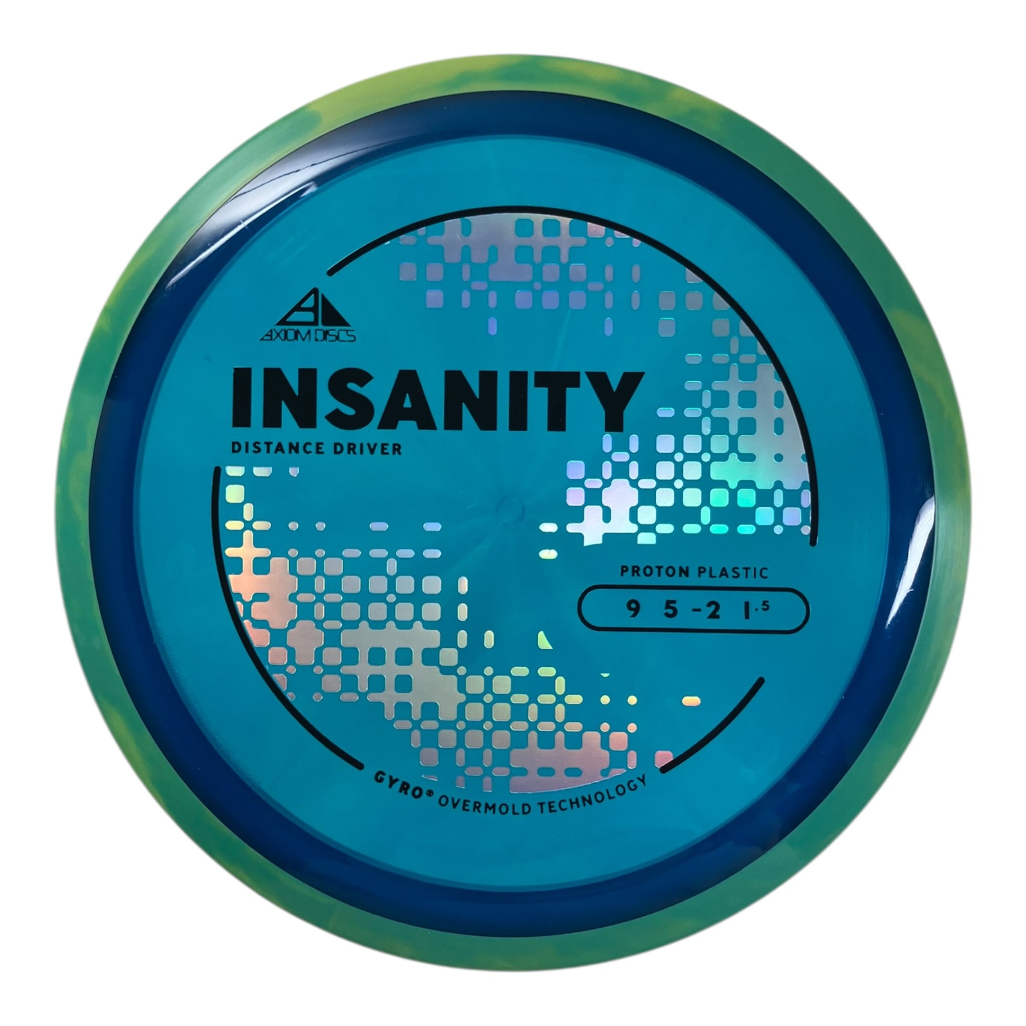 Axiom Discs Insanity | Proton | Blue/Green 174g (Project Lab Coat) Disc Golf