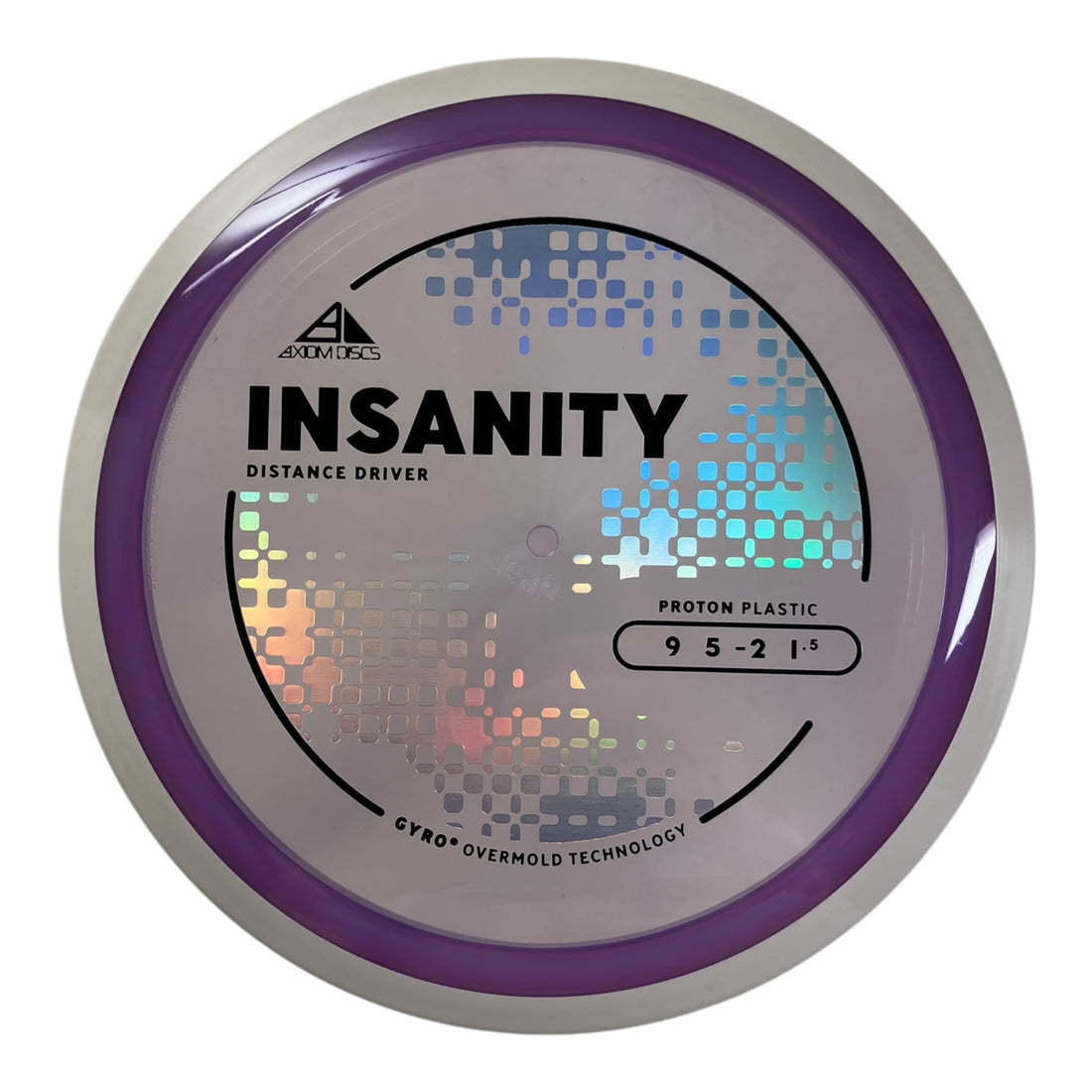 Axiom Discs Insanity | Proton | Purple/White 169g (Project Lab Coat) Disc Golf