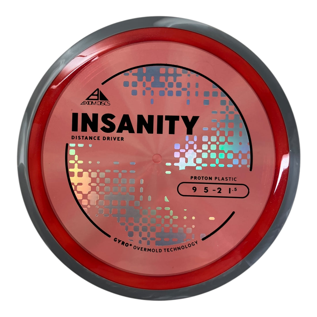 Axiom Discs Insanity | Proton | Red/Grey 162g (Project Lab Coat) Disc Golf