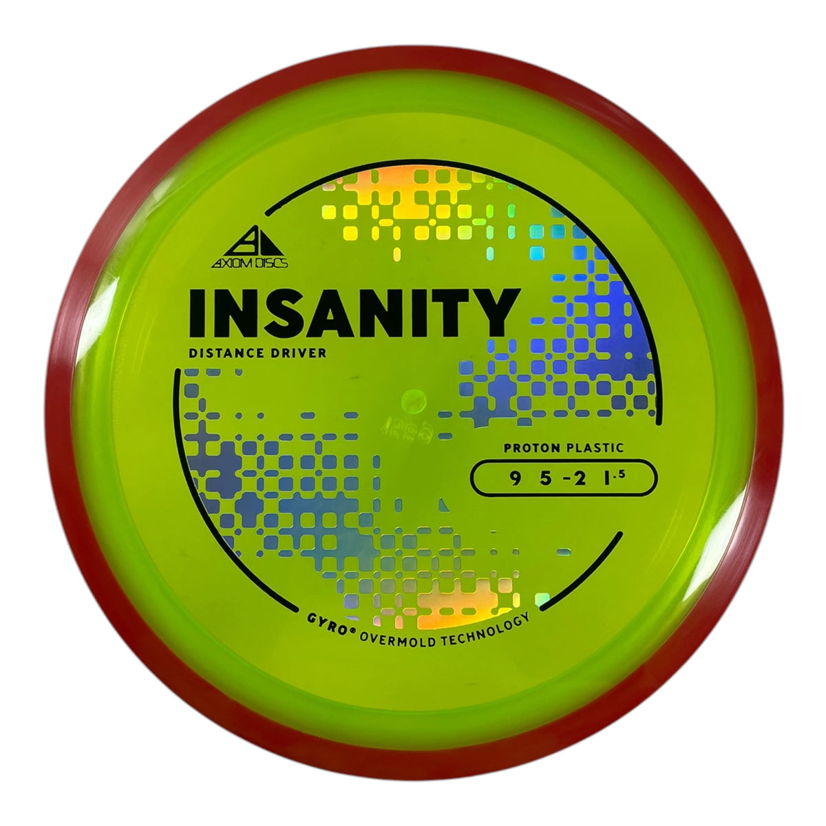 Axiom Discs Insanity | Proton | Yellow/Red 158g (Project Lab Coat) Disc Golf
