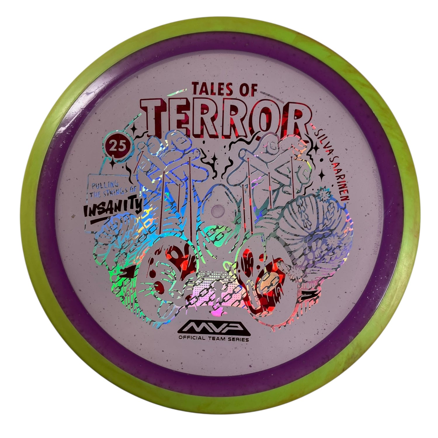 Axiom Discs Insanity - Used Like New | Particle Glow Proton | Purple/Green 172g (Silva Saarinen Halloween 2025) Disc Golf