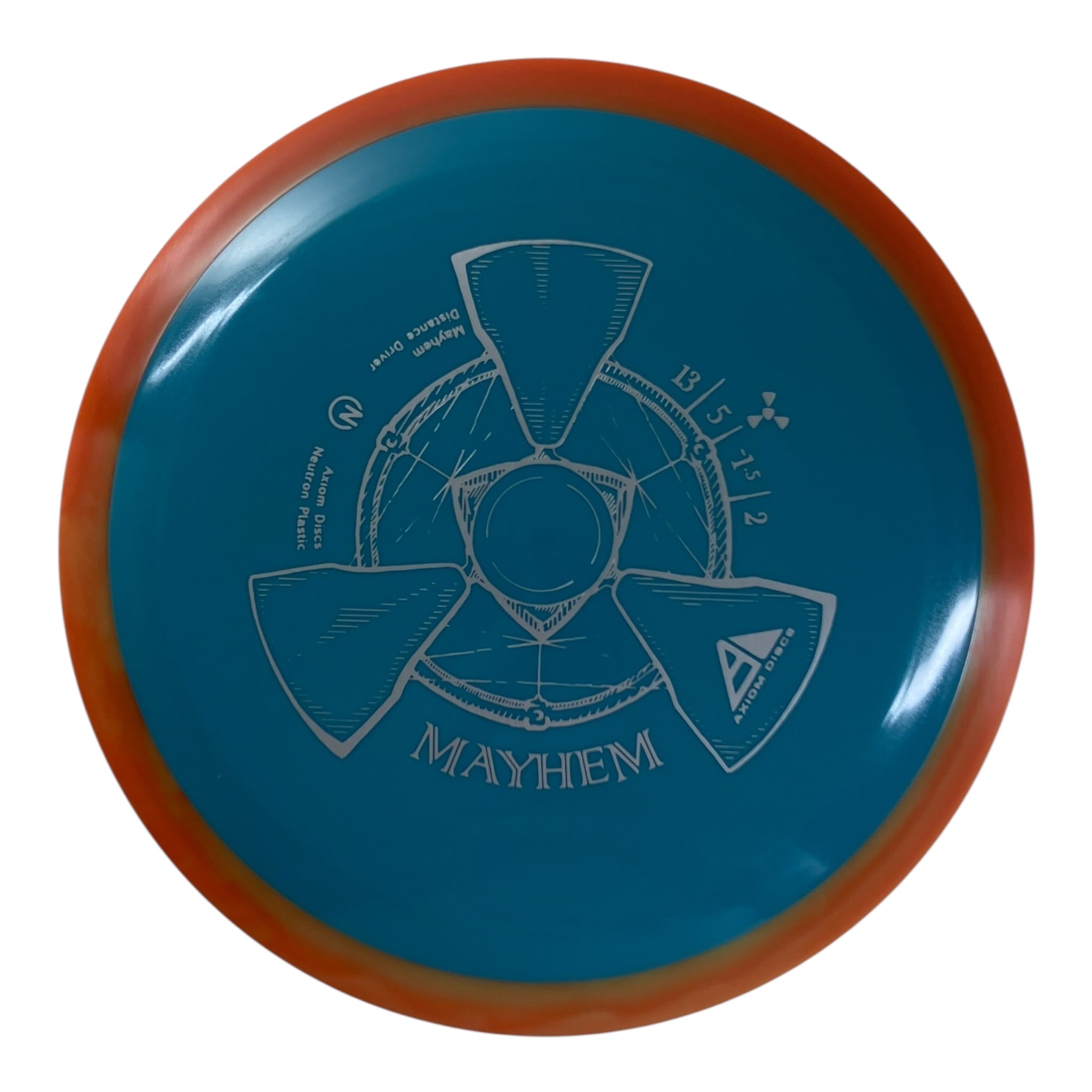 Axiom Discs Mayhem | Neutron | Blue/Orange 173g Disc Golf