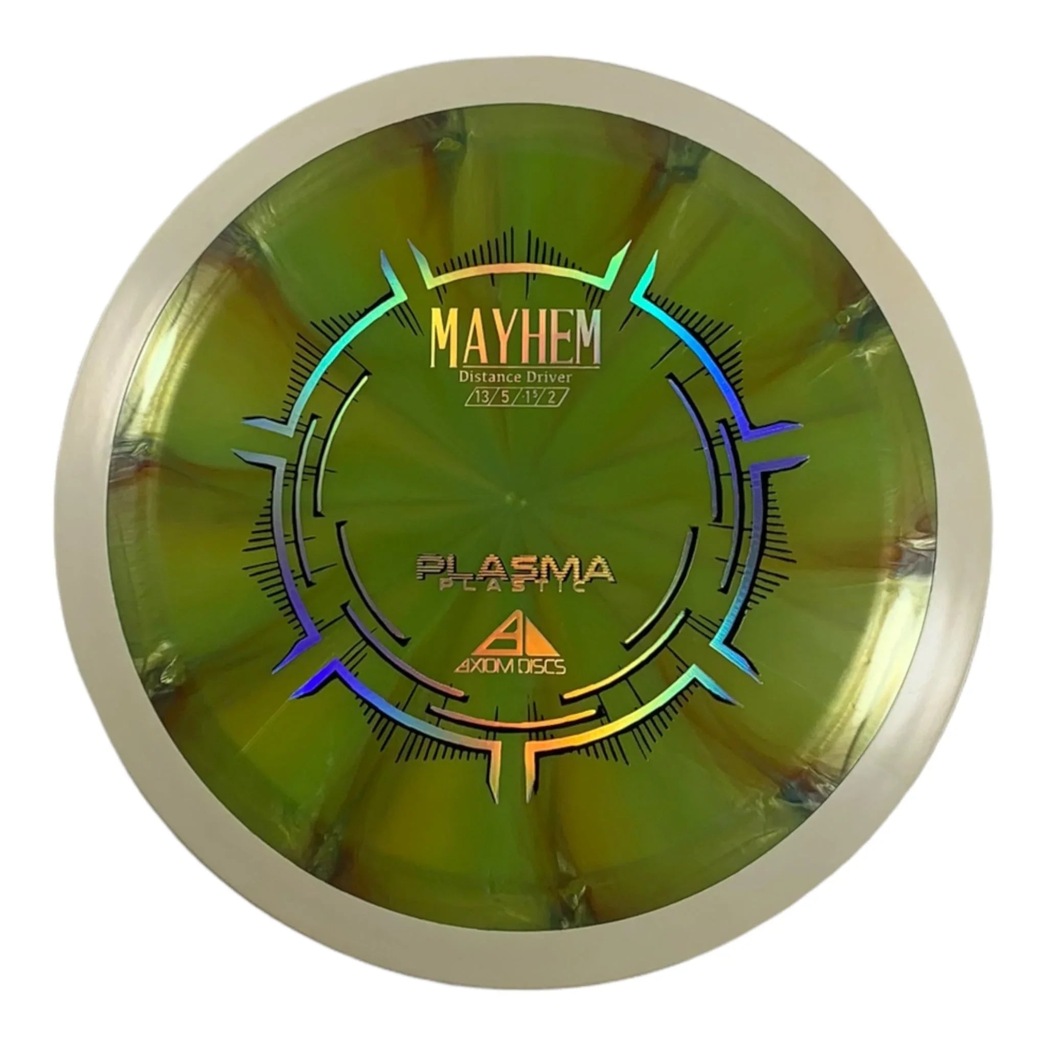 Axiom Discs Mayhem | Plasma | Green/White 173g Disc Golf