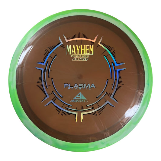 Axiom Discs Mayhem | Plasma | Gold/Green 168g Disc Golf