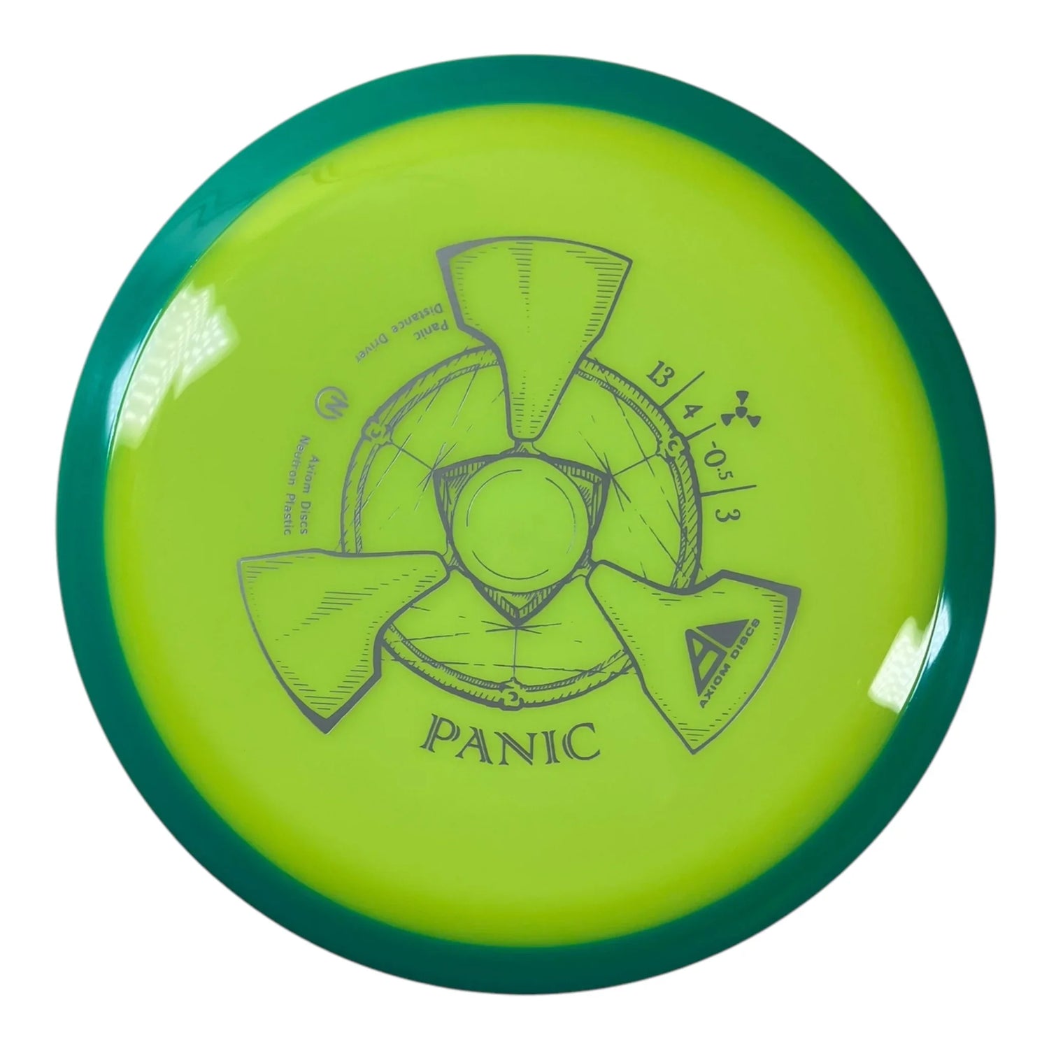 Axiom Discs Panic | Neutron | Green/Teal 168g Disc Golf