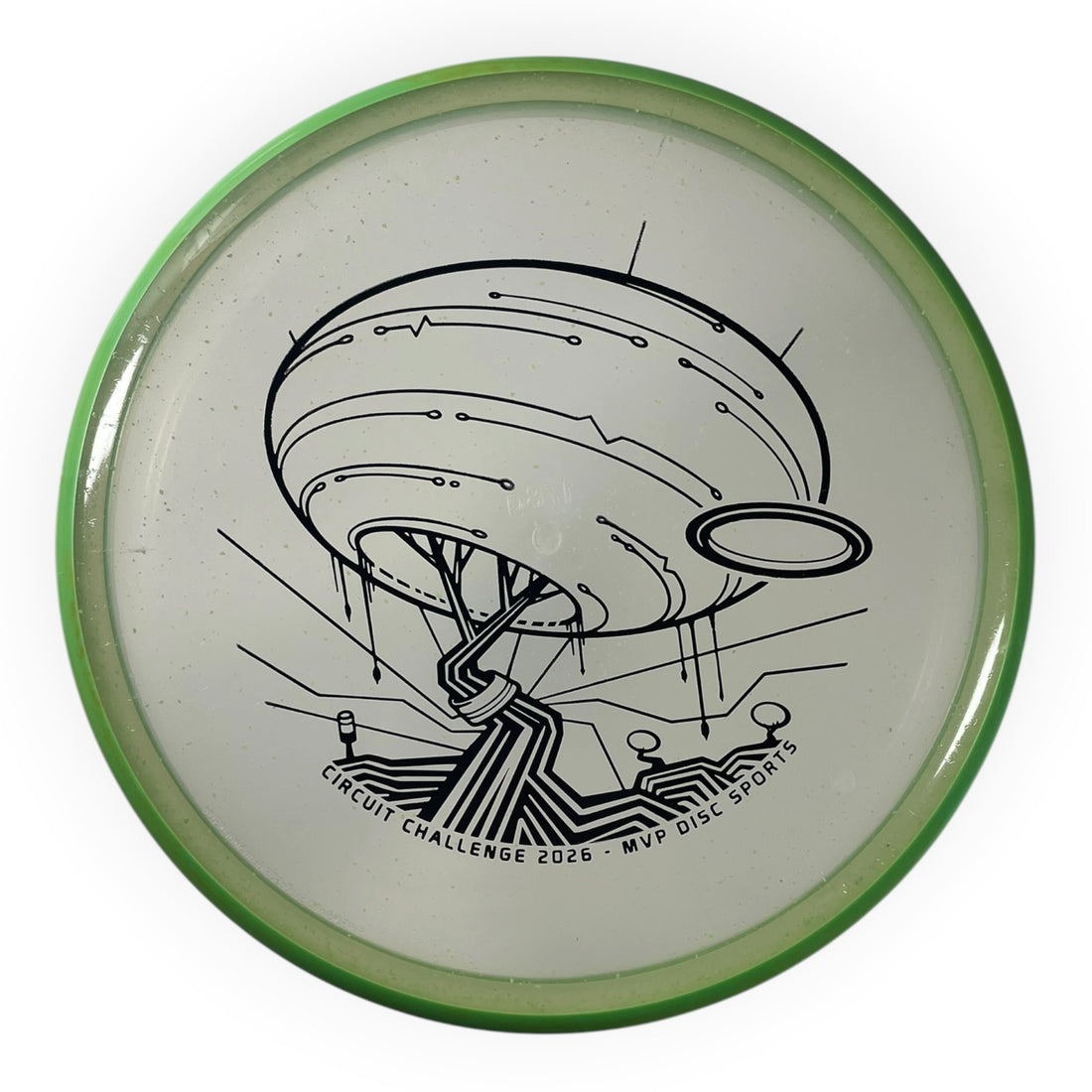Axiom Discs Paradox | Particle Proton | Clear/Green 178g (Circuit Challenge) Disc Golf