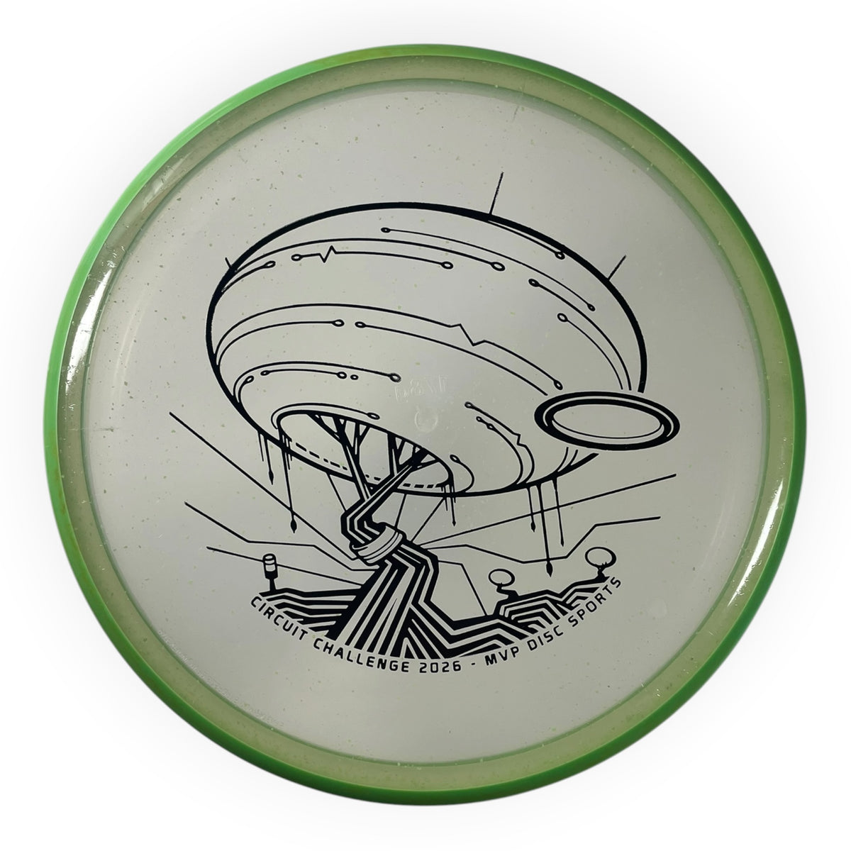 Axiom Discs Paradox | Particle Proton | Clear/Green 178g (Circuit Challenge) Disc Golf