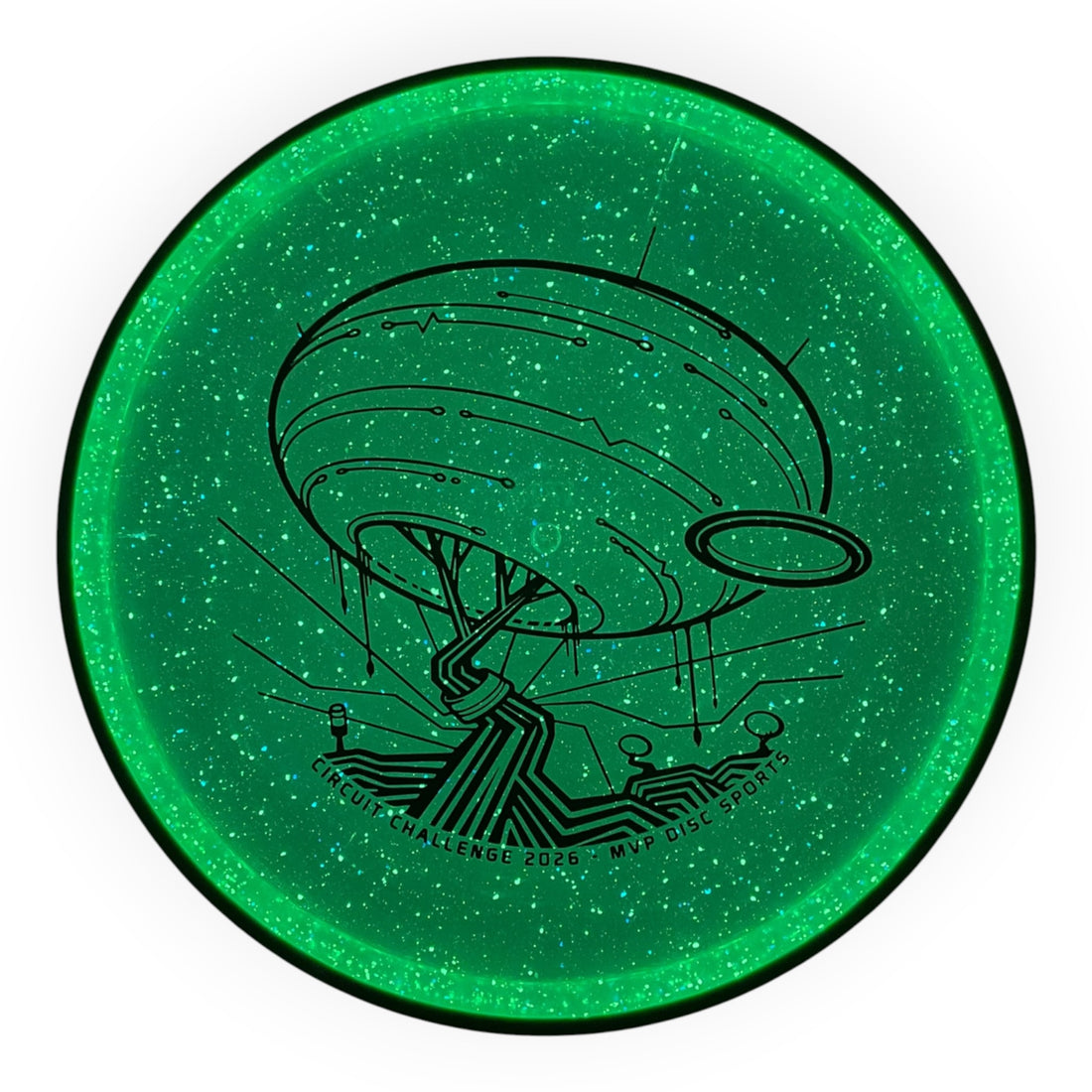 Axiom Discs Paradox | Particle Proton | Clear/Green 178g (Circuit Challenge) Disc Golf