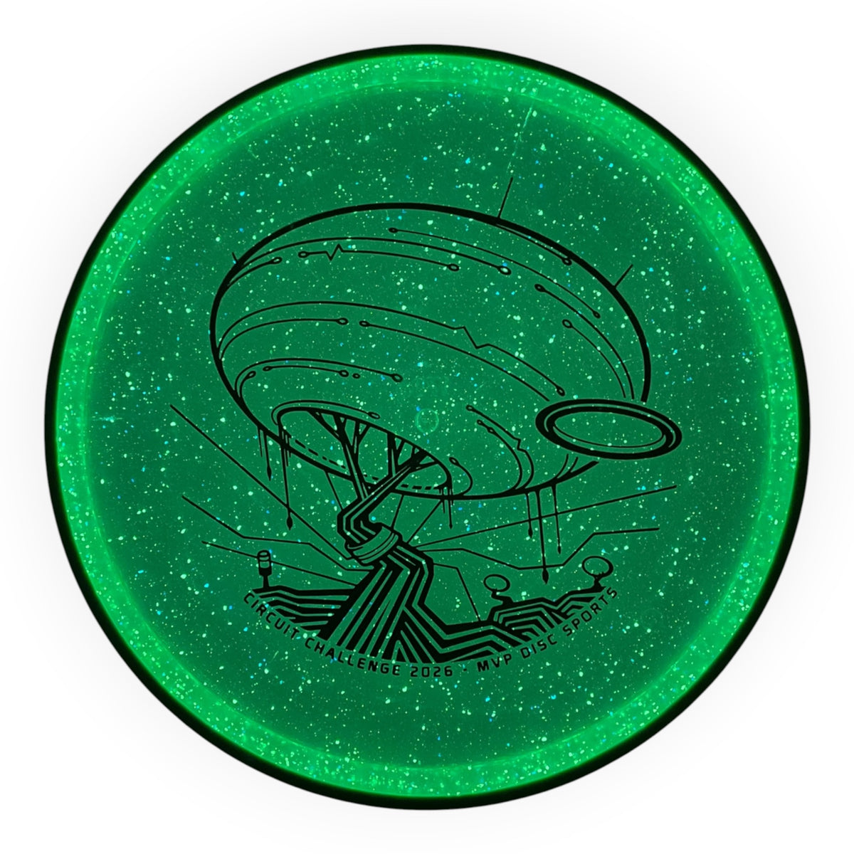 Axiom Discs Paradox | Particle Proton | Clear/Green 178g (Circuit Challenge) Disc Golf