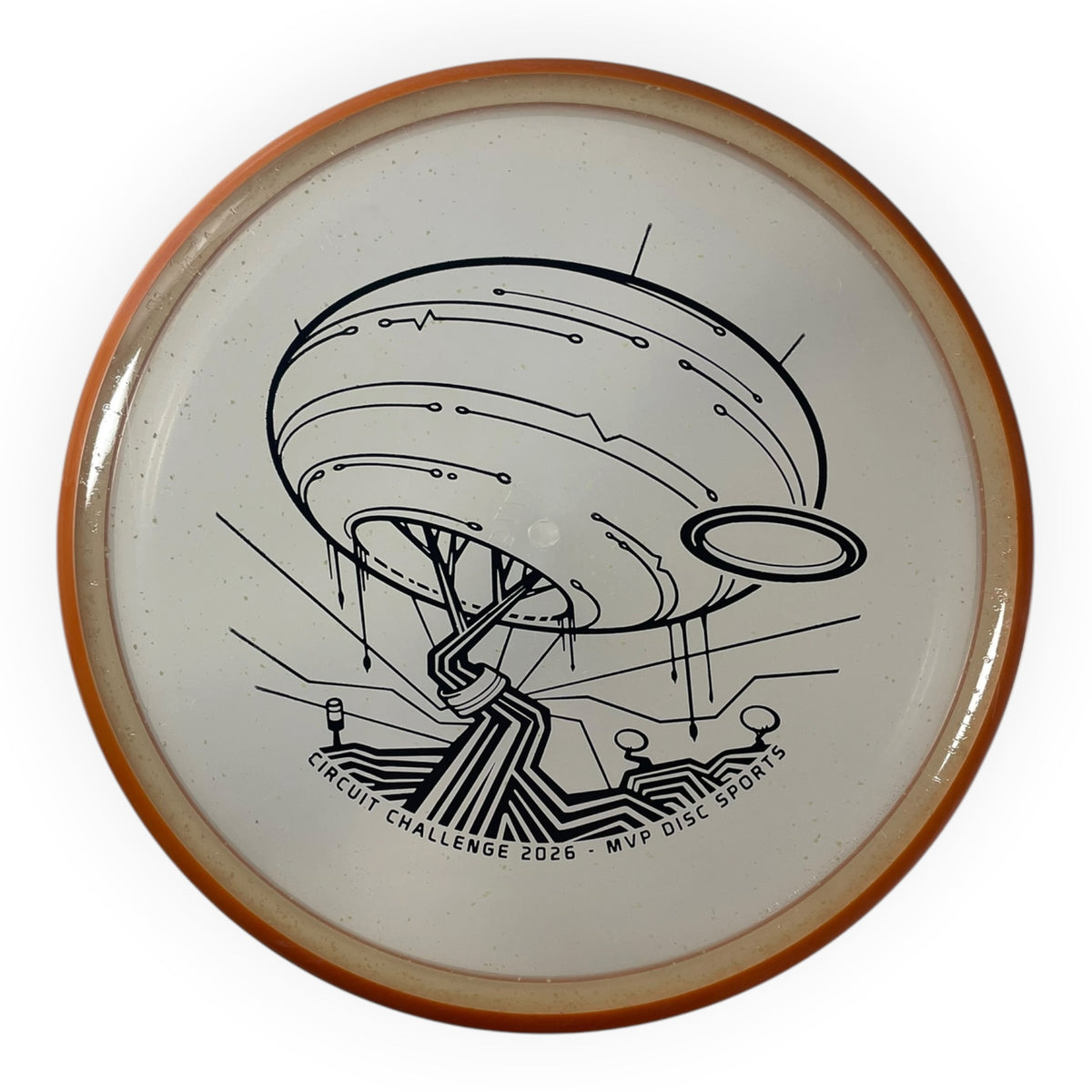 Axiom Discs Paradox | Particle Proton | Clear/Orange 177-178g (Circuit Challenge) Disc Golf