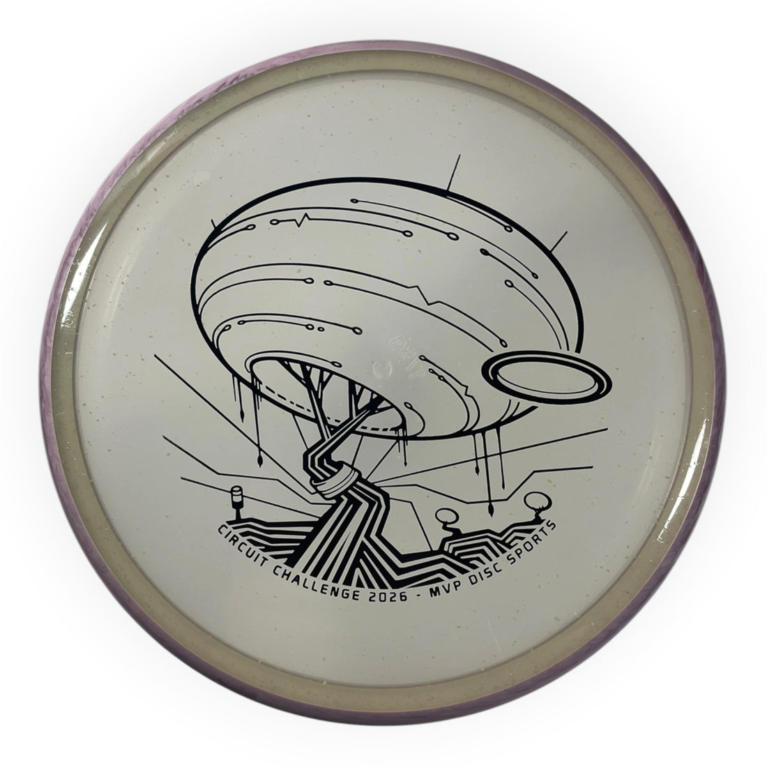 Axiom Discs Paradox | Particle Proton | Clear/Purple 178g (Circuit Challenge) Disc Golf