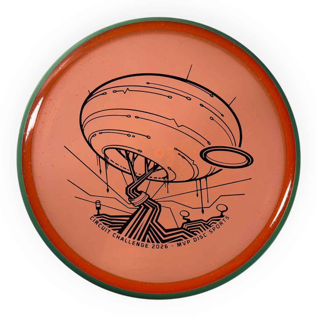 Axiom Discs Paradox | Particle Proton | Orange/Green 178g (Circuit Challenge) Disc Golf