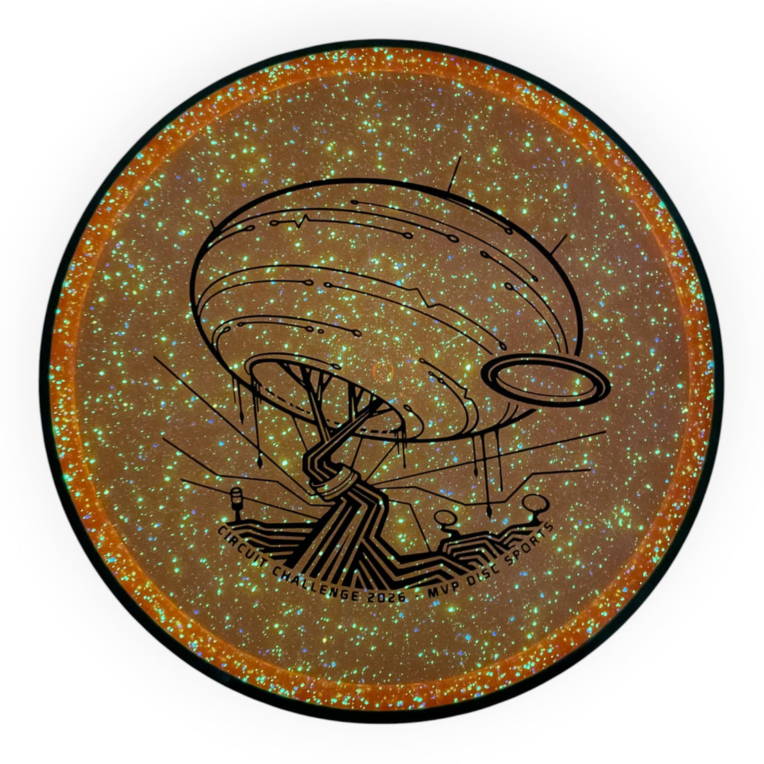 Axiom Discs Paradox | Particle Proton | Orange/Green 178g (Circuit Challenge) Disc Golf