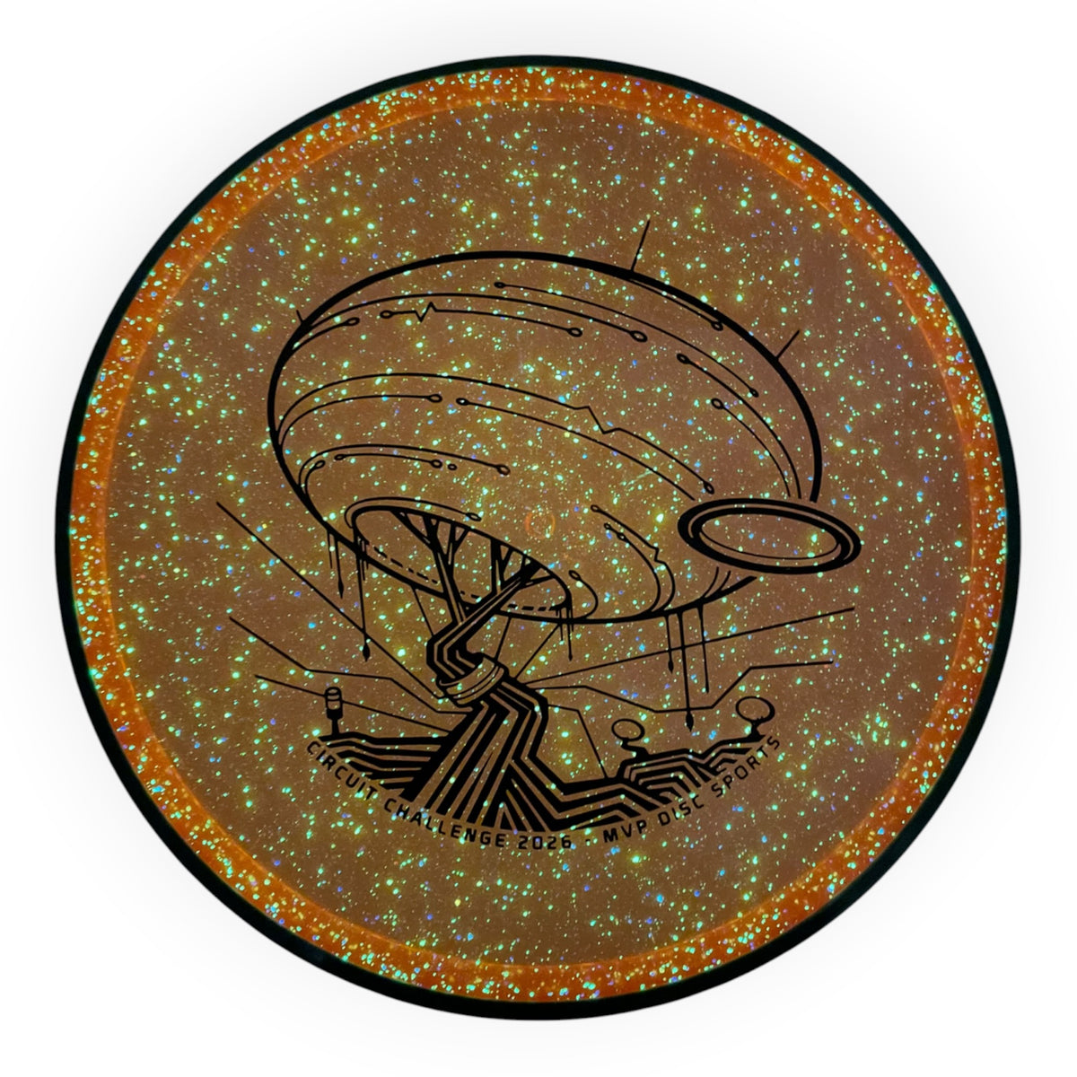 Axiom Discs Paradox | Particle Proton | Orange/Green 178g (Circuit Challenge) Disc Golf