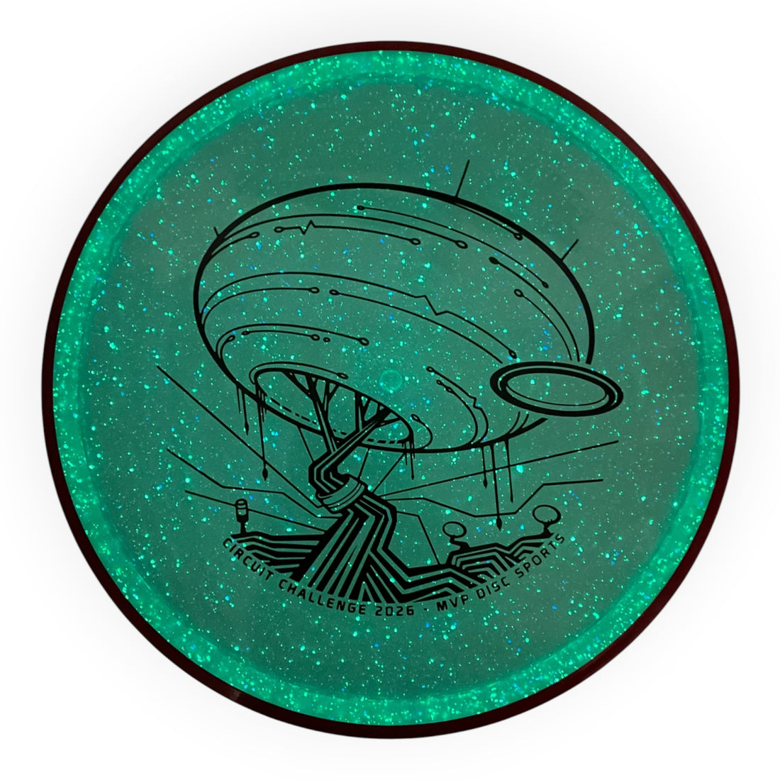 Axiom Discs Paradox | Particle Proton | Teal/Red 176-178g (Circuit Challenge) Disc Golf