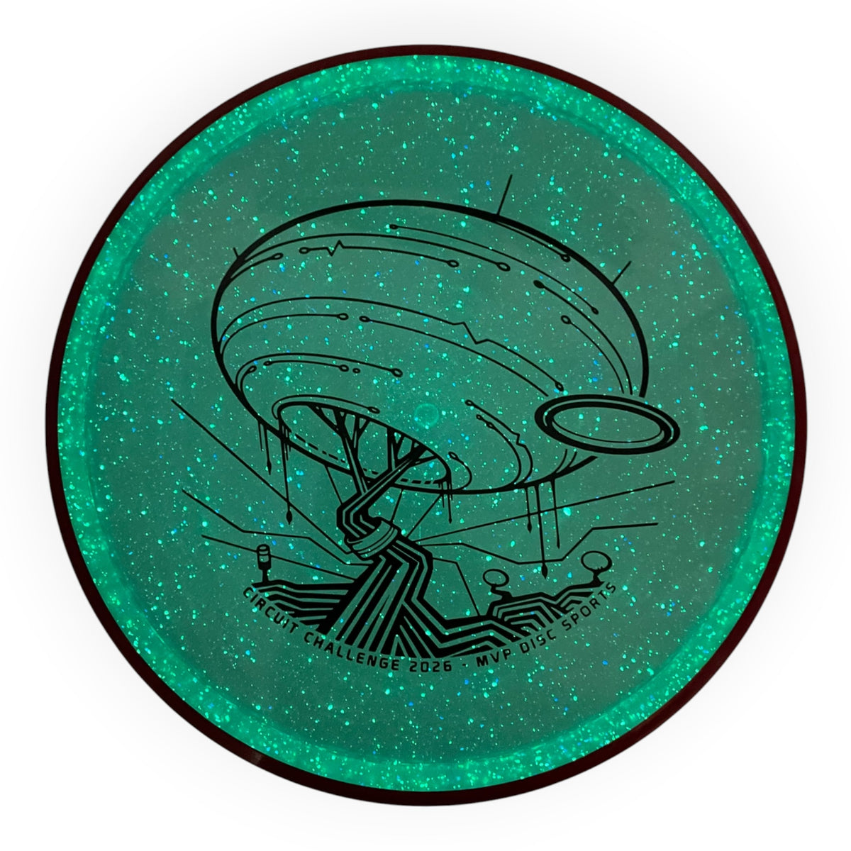 Axiom Discs Paradox | Particle Proton | Teal/Red 176-178g (Circuit Challenge) Disc Golf