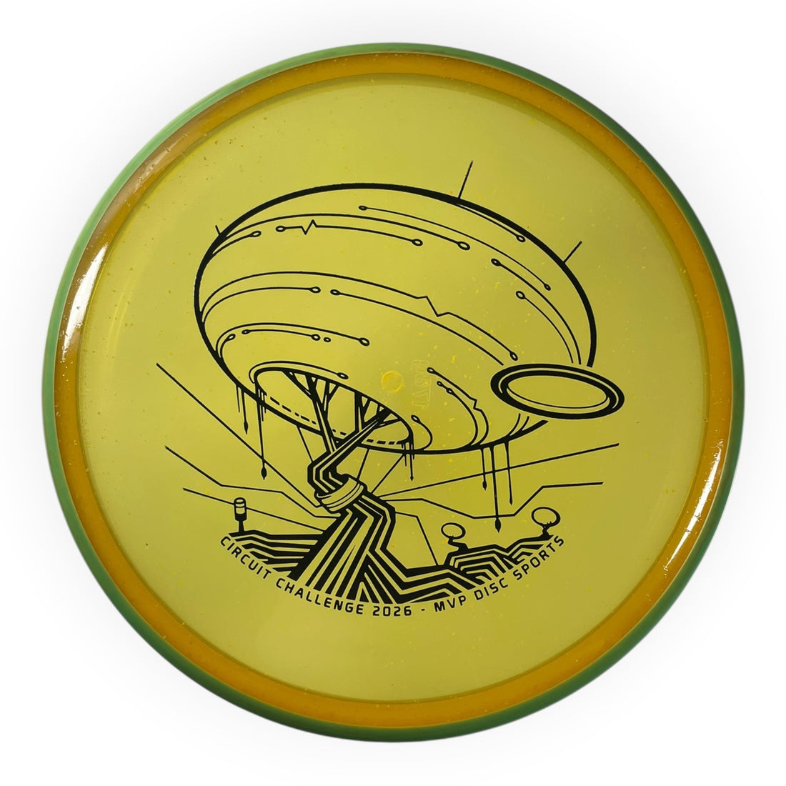 Axiom Discs Paradox | Particle Proton | Yellow/Green 178g (Circuit Challenge) Disc Golf