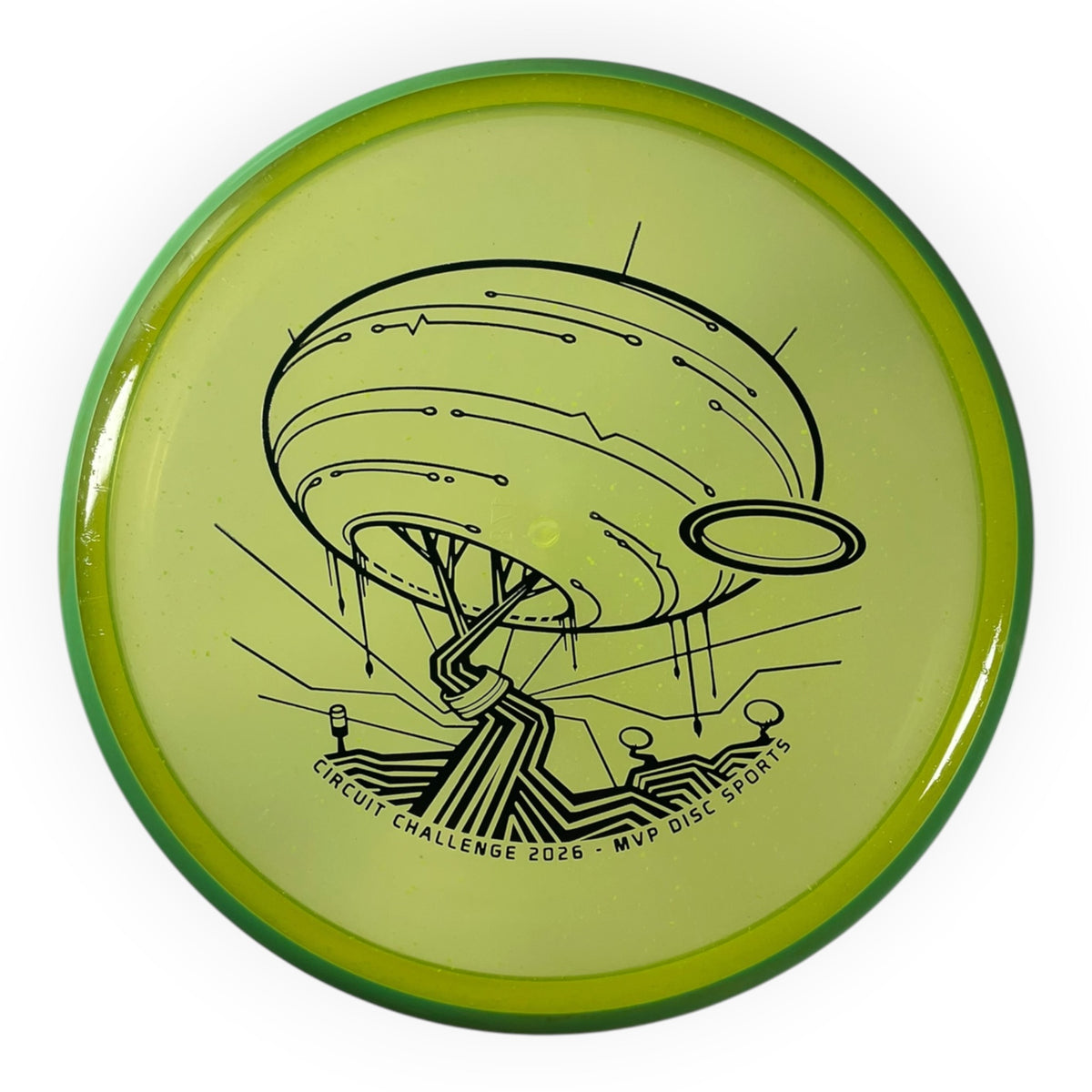 Axiom Discs Paradox | Particle Proton | Yellow/Green 178g (Circuit Challenge) Disc Golf
