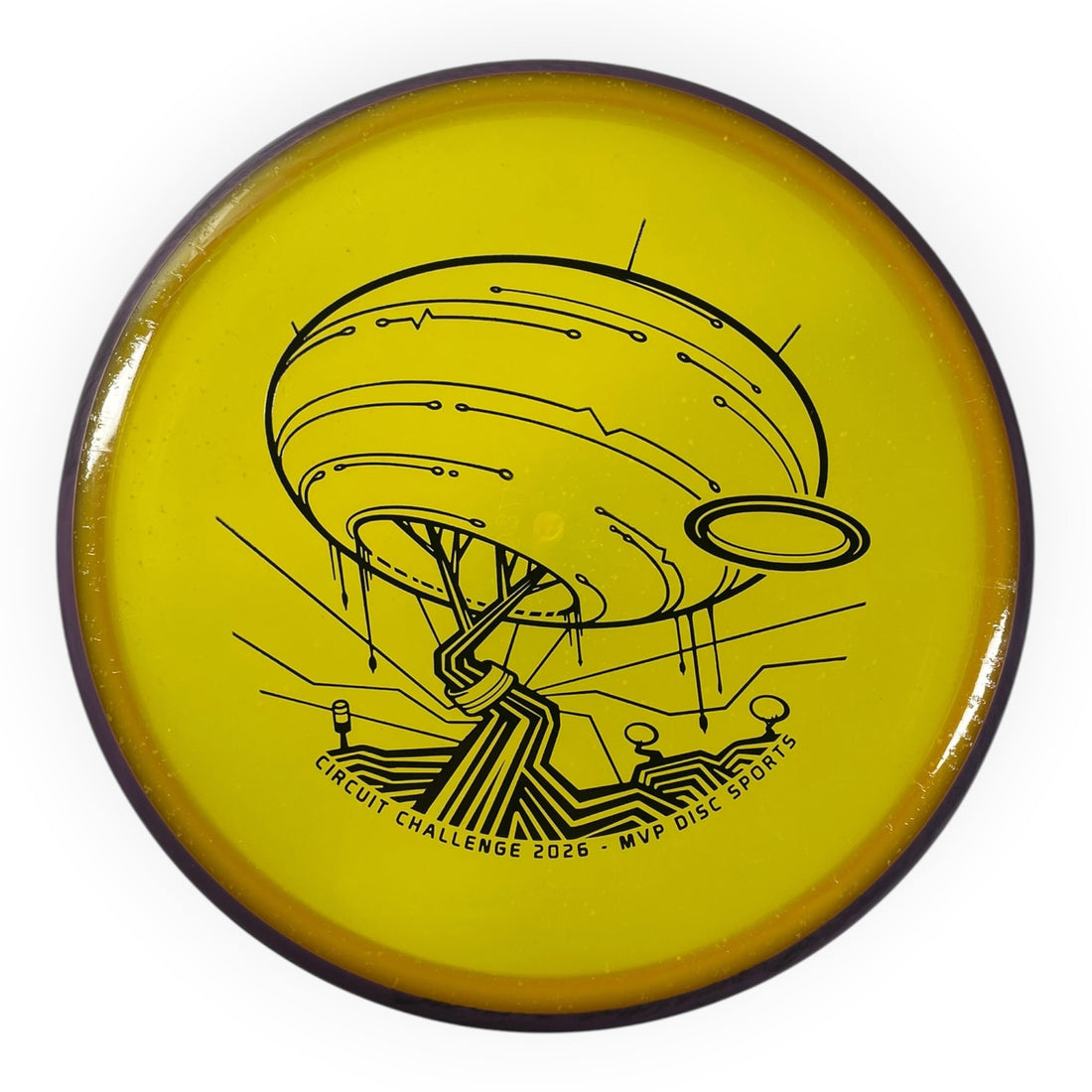Axiom Discs Paradox | Particle Proton | Yellow/Purple 178g (Circuit Challenge) Disc Golf
