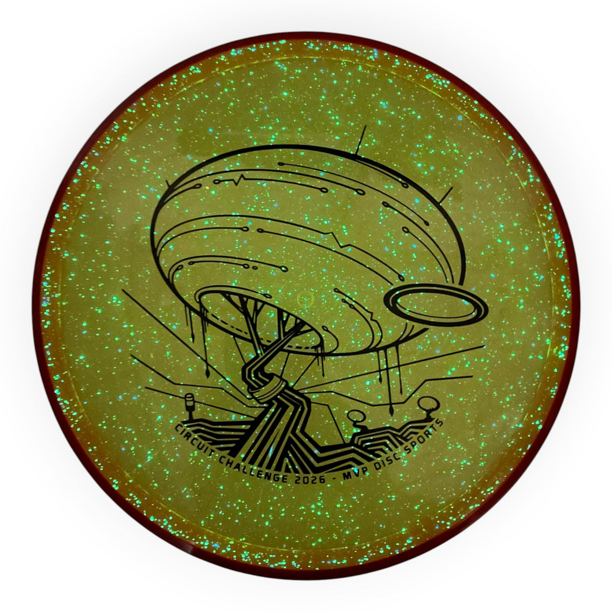 Axiom Discs Paradox | Particle Proton | Yellow/Red 177g (Circuit Challenge) Disc Golf