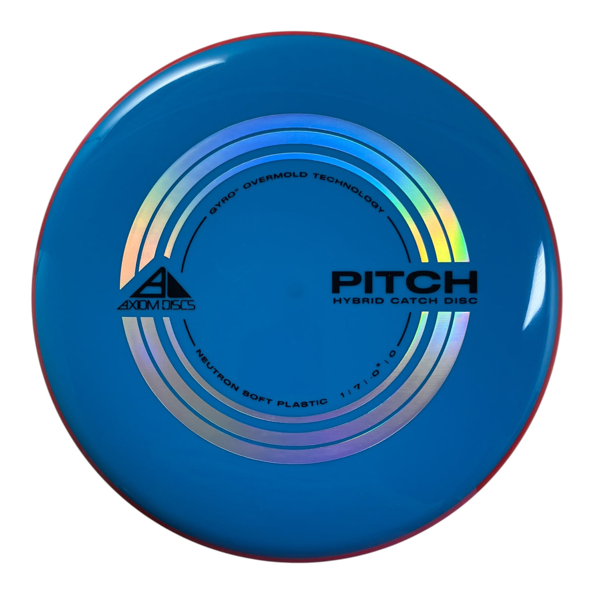 Axiom Discs Pitch | Neutron Soft | Blue/Red 154g (Project Lab Coat) Disc Golf