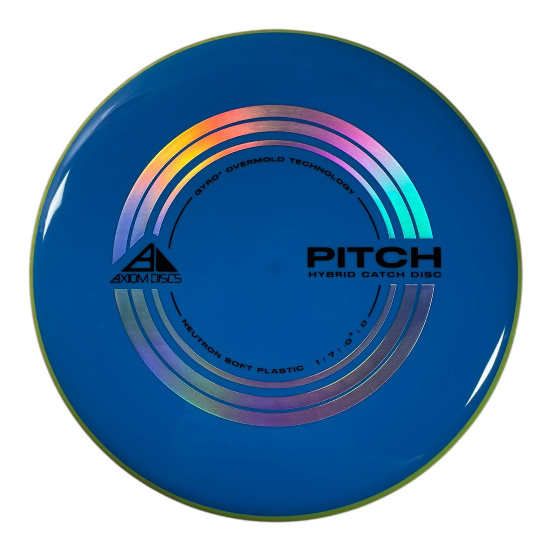 Axiom Discs Pitch | Neutron Soft | Blue/Yellow 162g Disc Golf