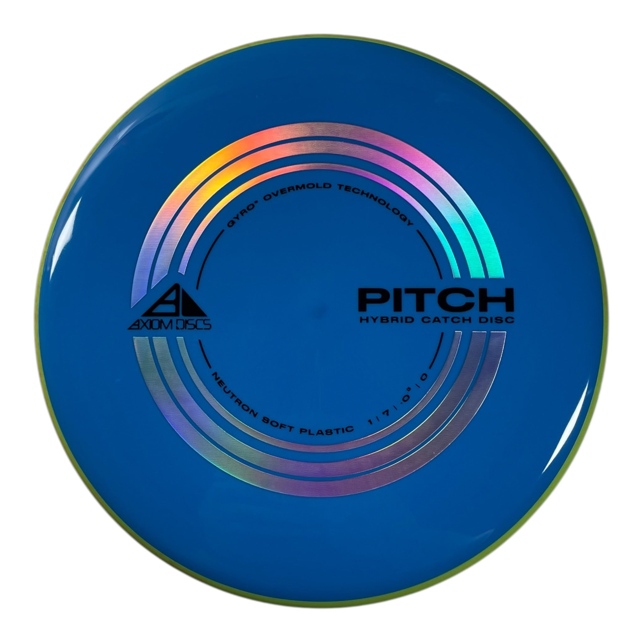 Axiom Discs Pitch | Neutron Soft | Blue/Yellow 162g Disc Golf