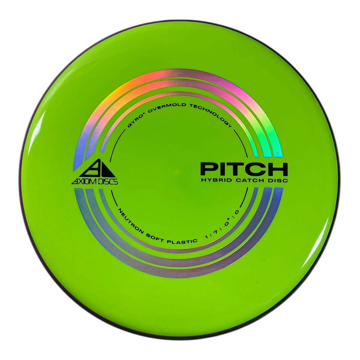 Axiom Discs Pitch | Neutron Soft | Green/Purple 154g Disc Golf