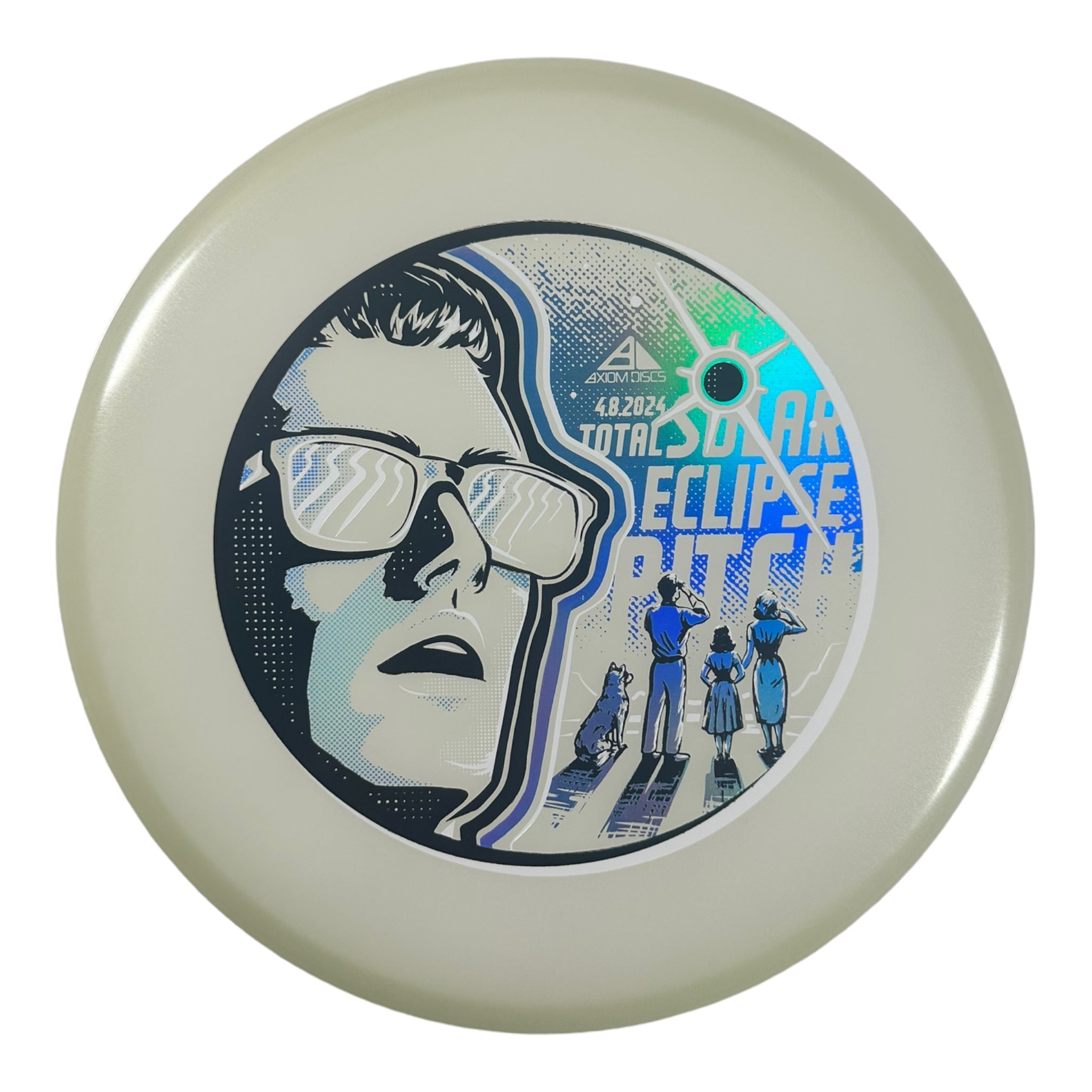 Axiom Discs Pitch | Total Eclipse | Teal/Glow 157 - 159g Disc Golf