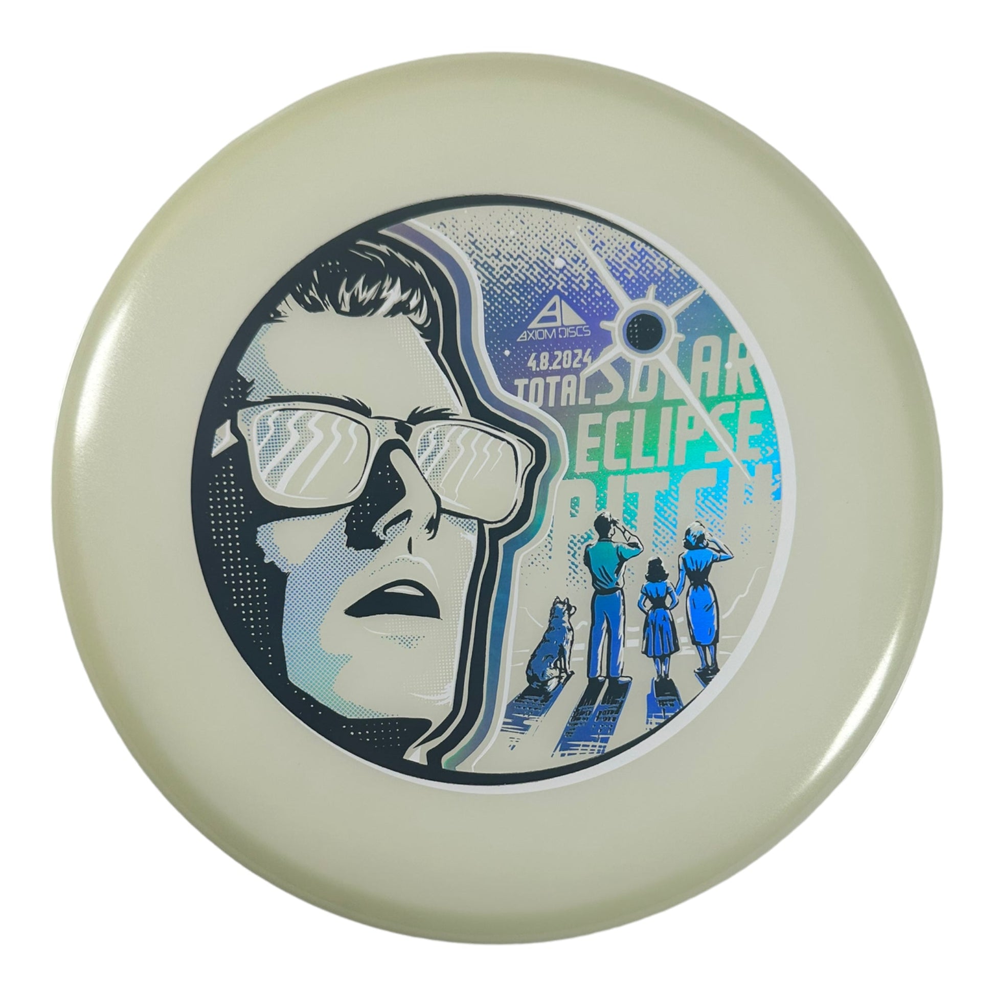 Axiom Discs Pitch | Total Eclipse | Green/Glow 157-158g Disc Golf