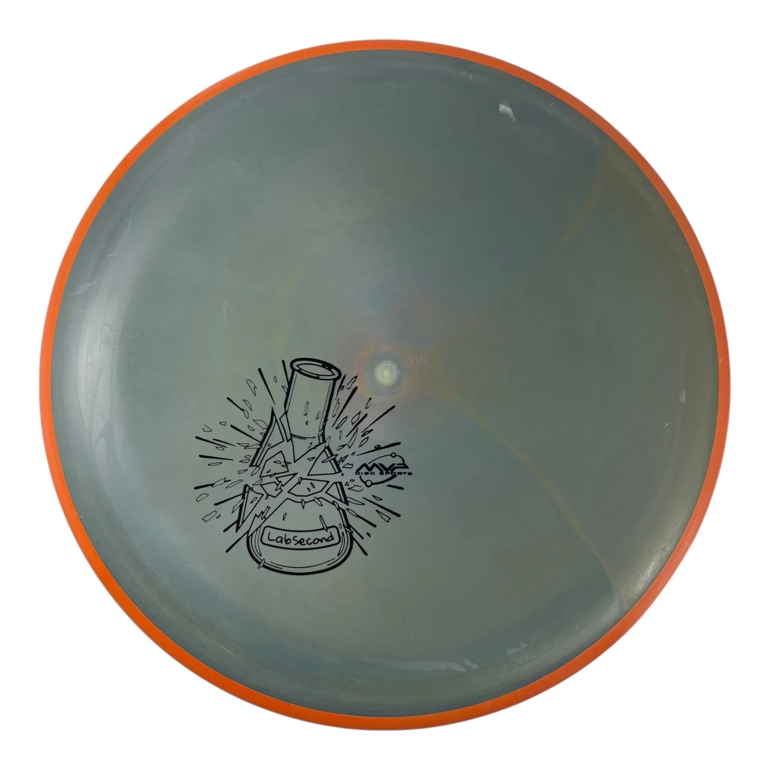 Axiom Discs Pixel - Lab Second | Electron Soft | Grey/Orange 171g (Gyropalooza 2024) Disc Golf